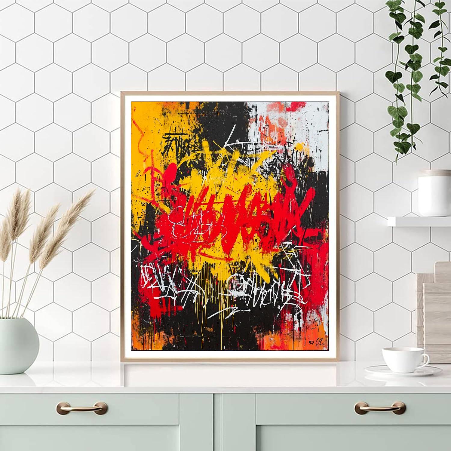 Jean-Michel Basquiat Inspired Exploration Of Energies  Paint By Numbers