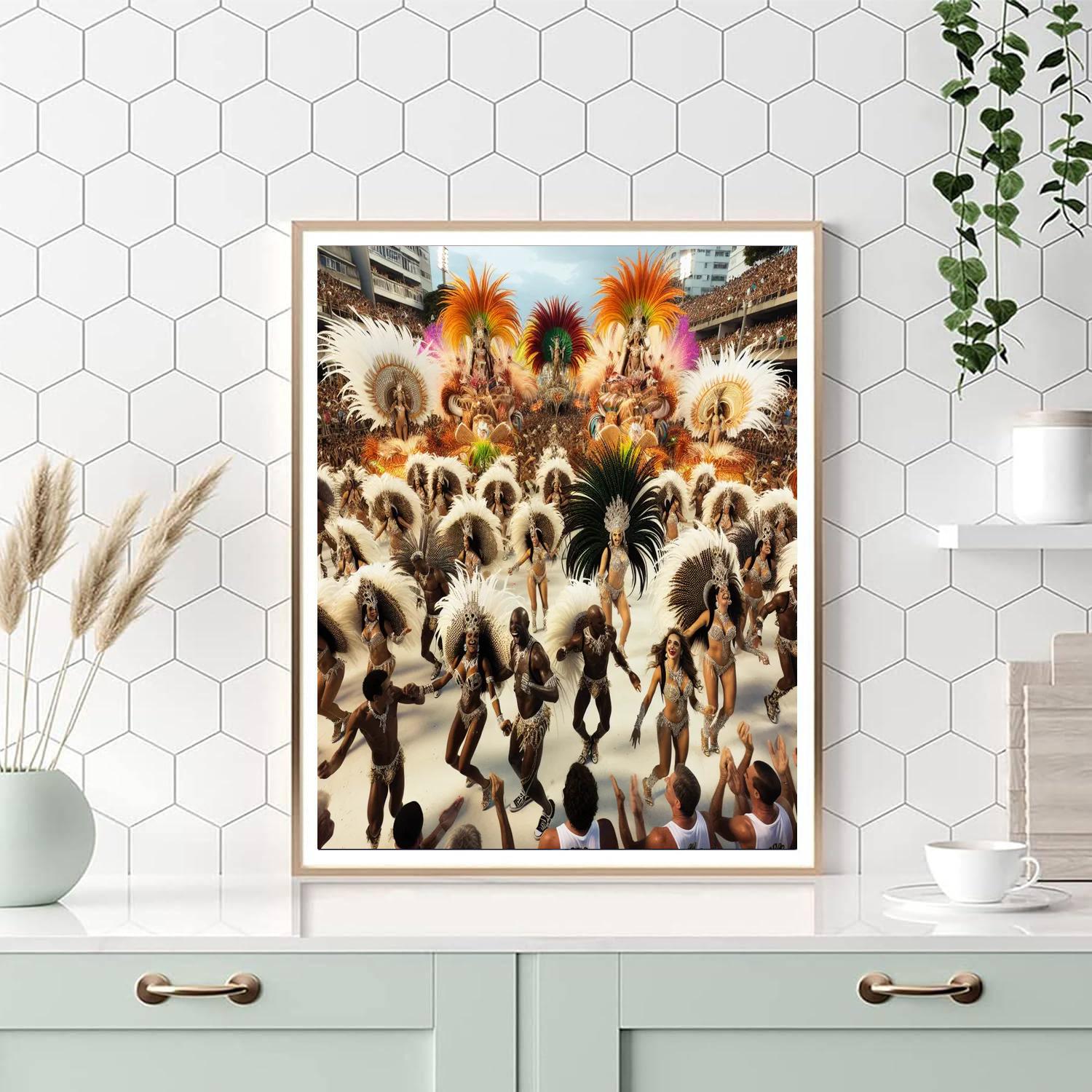 Río De Janeiro Carnival - Brazil Paint By Numbers Kits