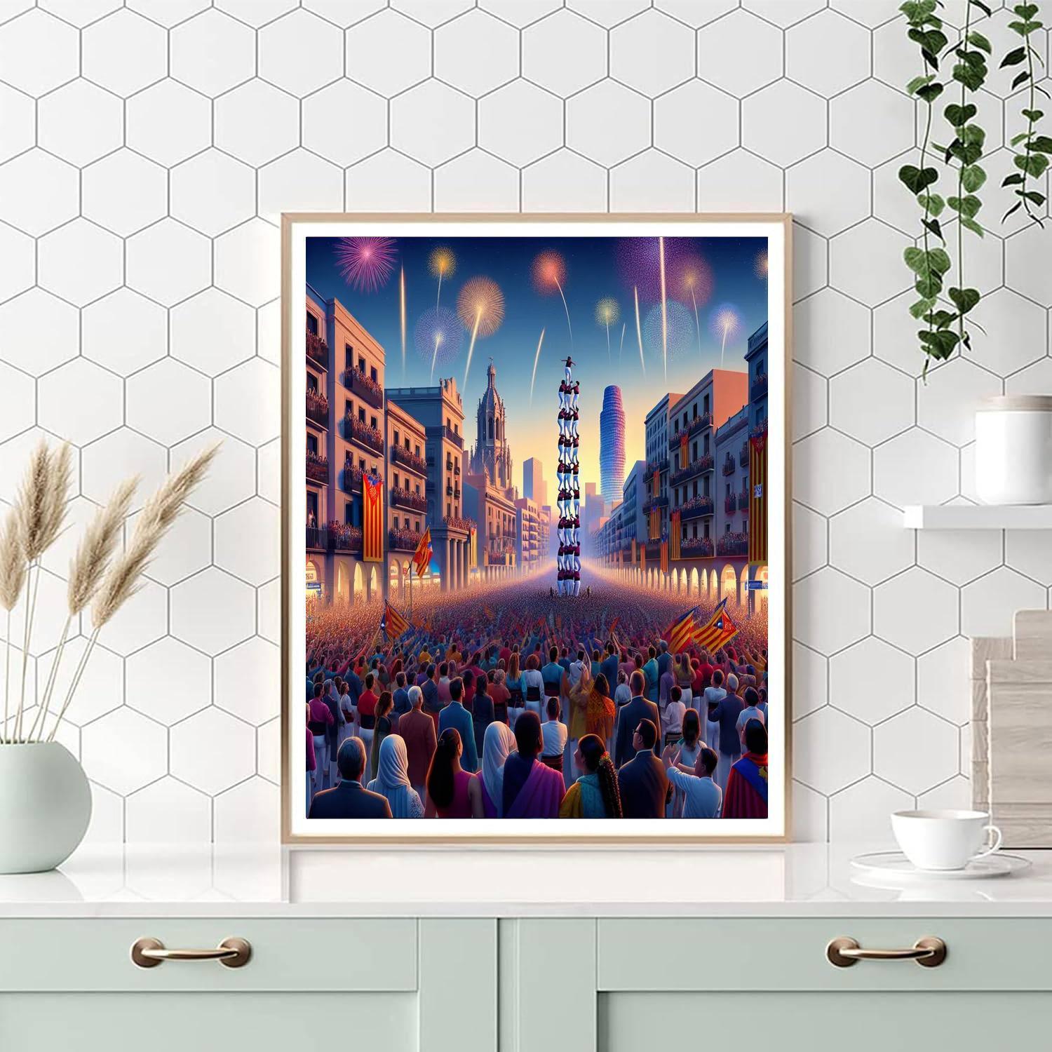 La Mercè Festival - Barcelona DIY Paint By Numbers