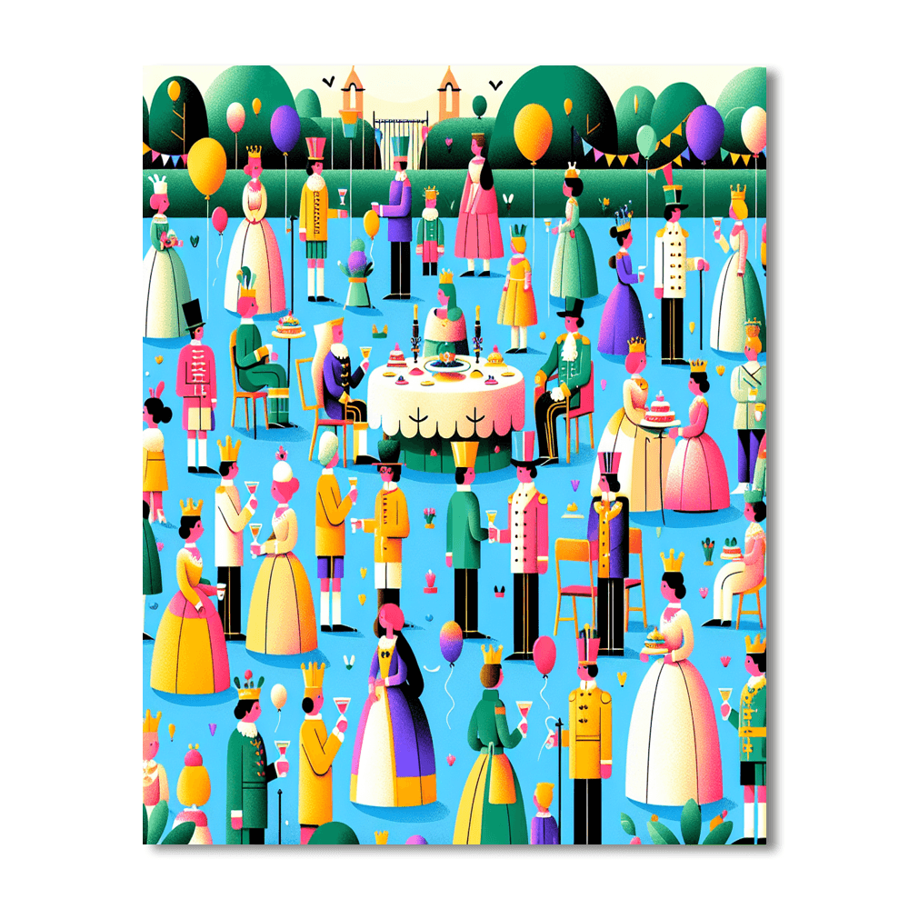 Royal Garden Party Paint By Color