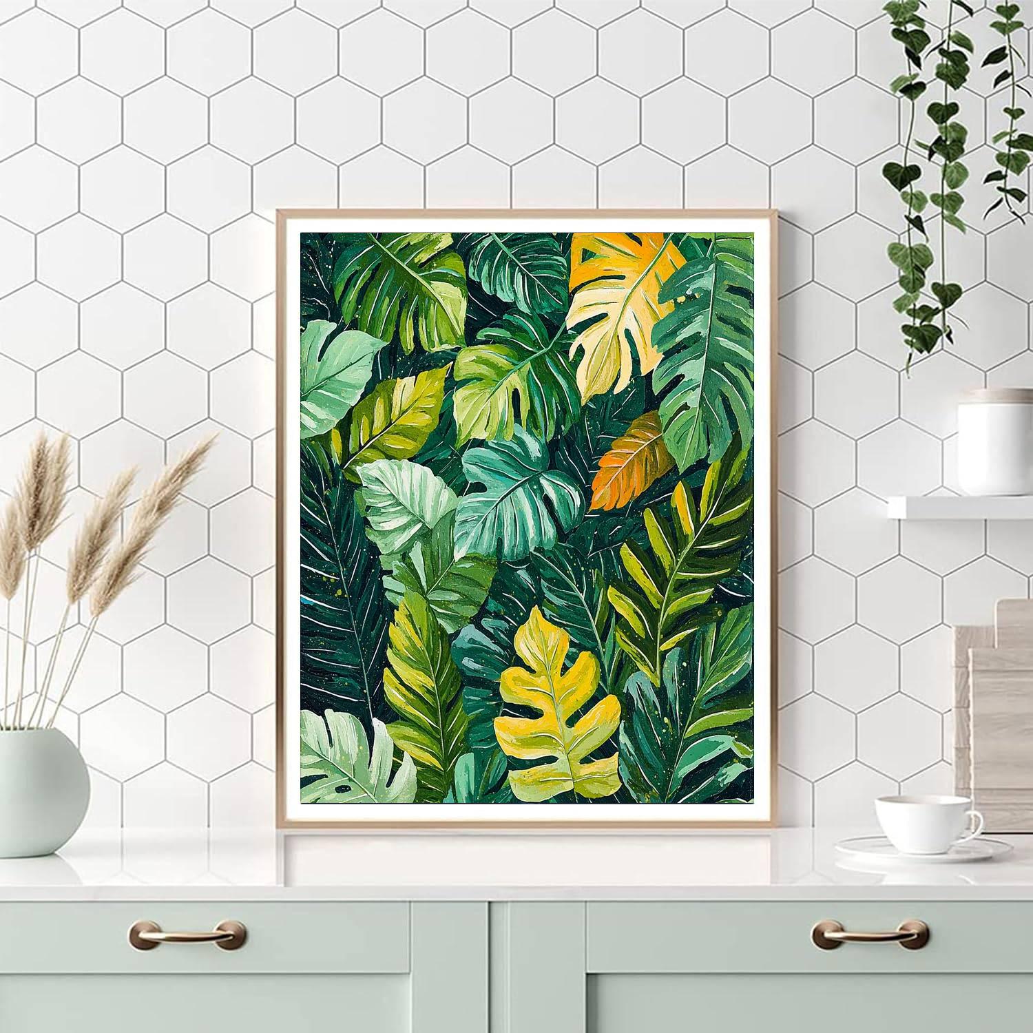 Frida Kahlo Inspired Echoes Of The Jungle  Painting By Numbers Kit