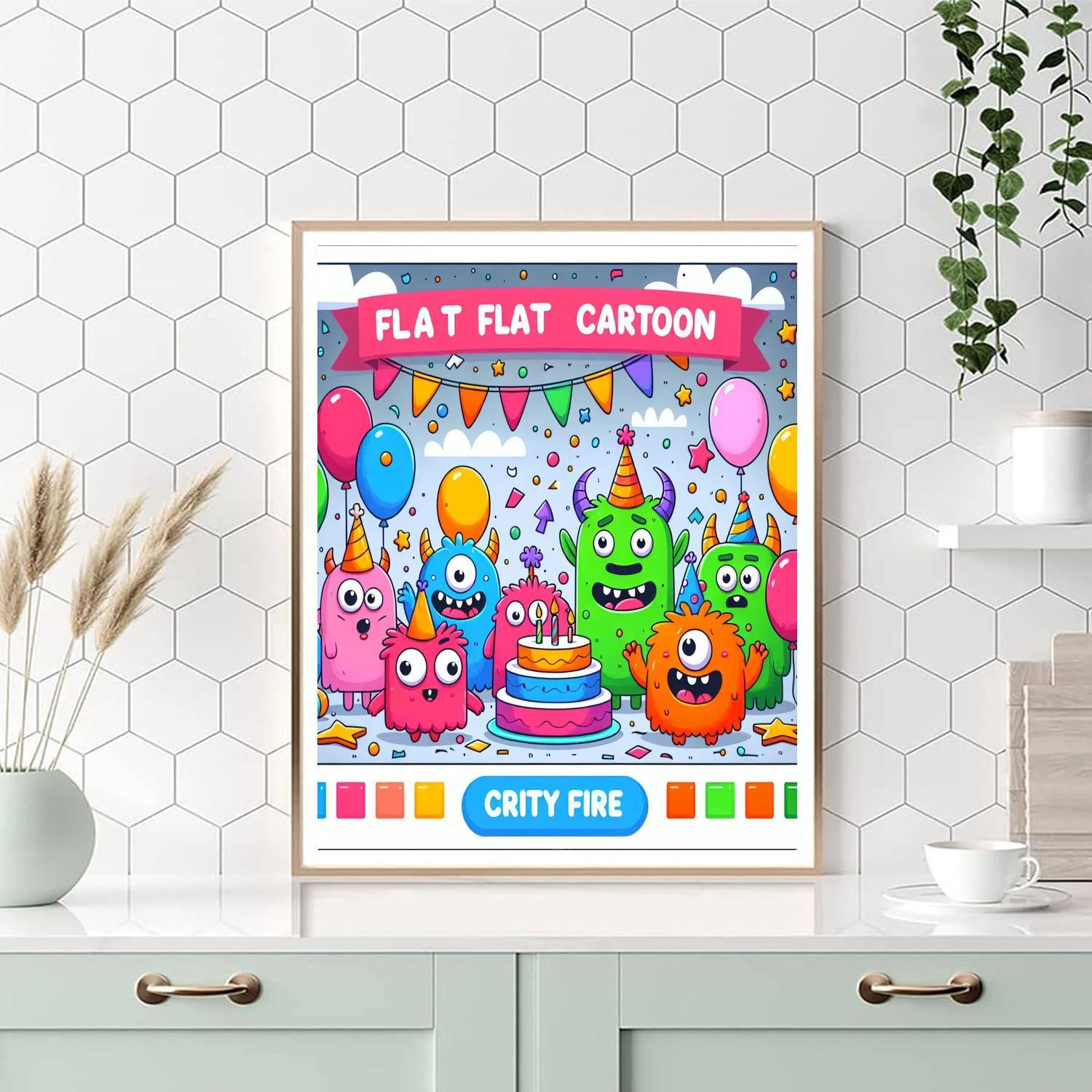 Funky Monster Mashup Paint By Numbers Kits