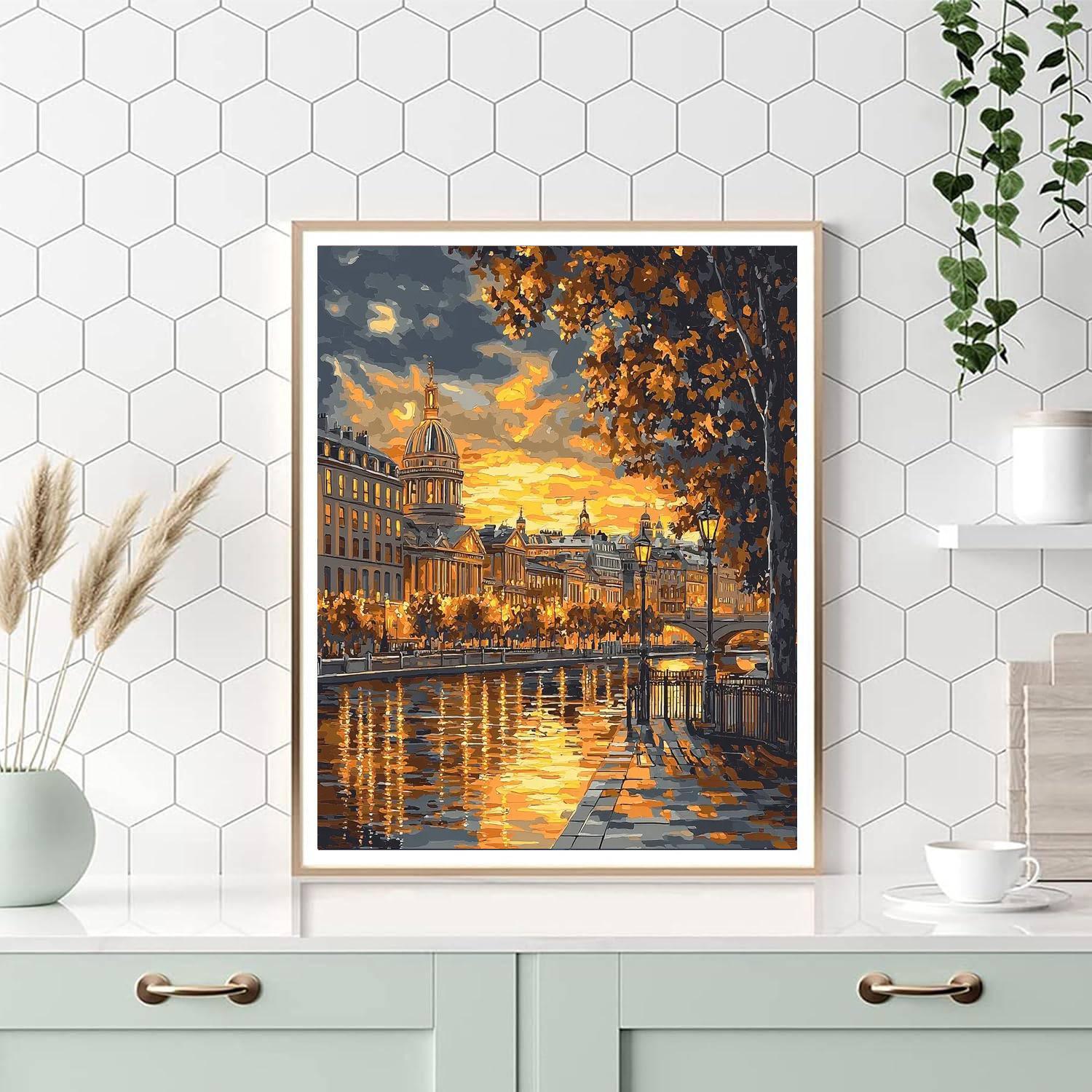 Turner Inspired Historical Cities Of Europe  Painting By Numbers Kit