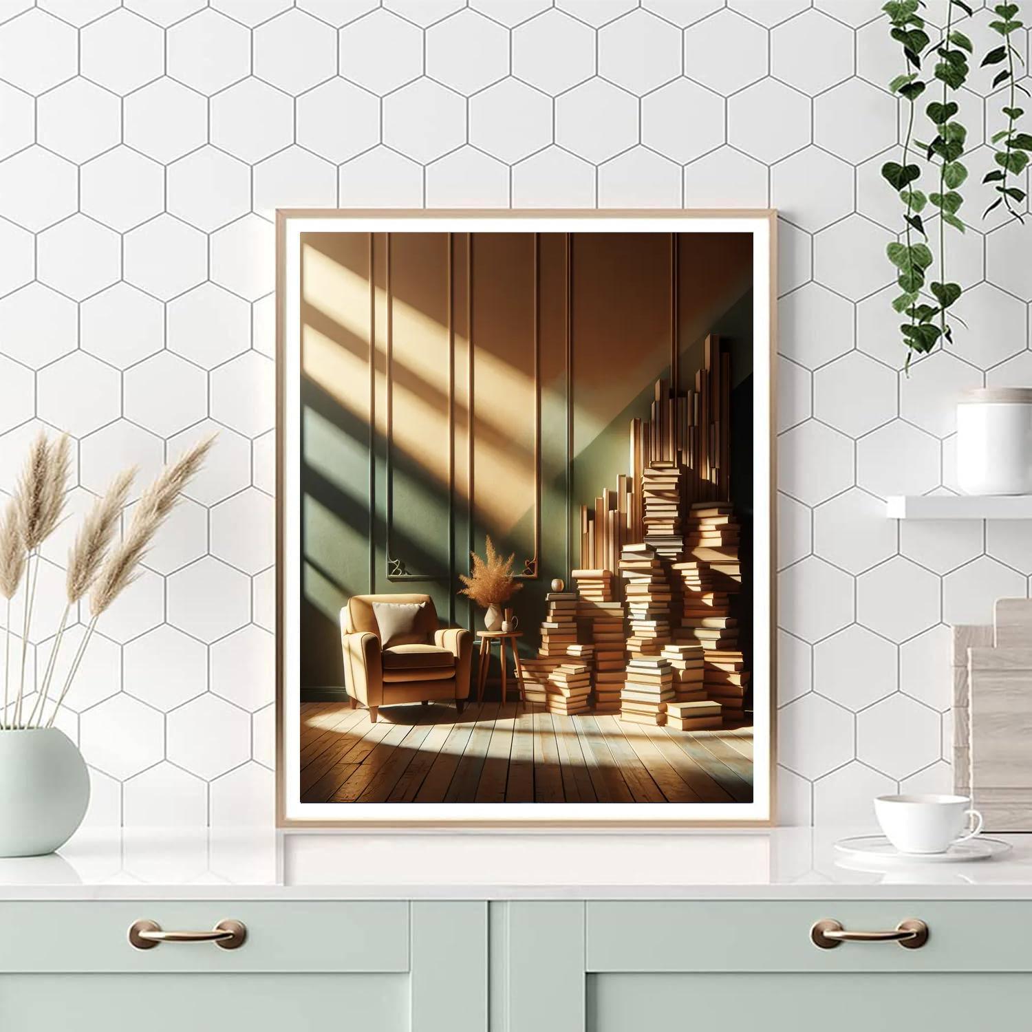 Book Lover's Haven Numbered Painting Kits