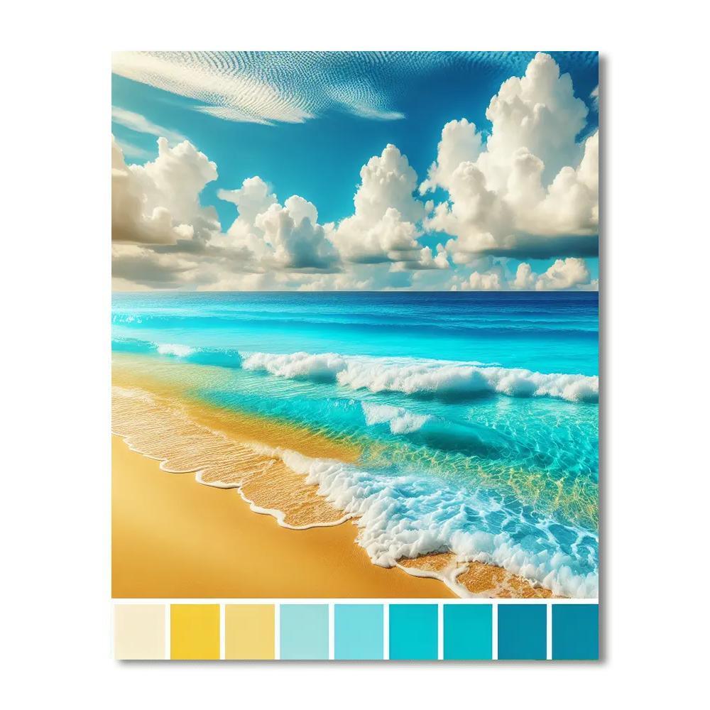 Breezy Summer Escape Paint By Numbers Art