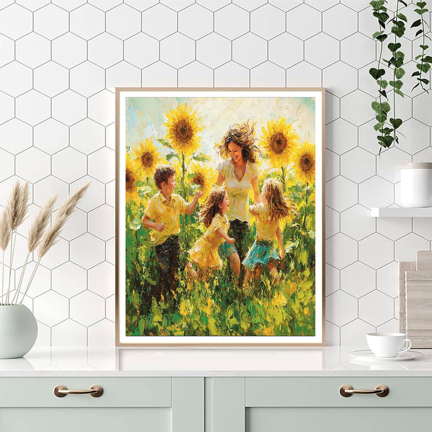 The Beauty Of Family Number Painting