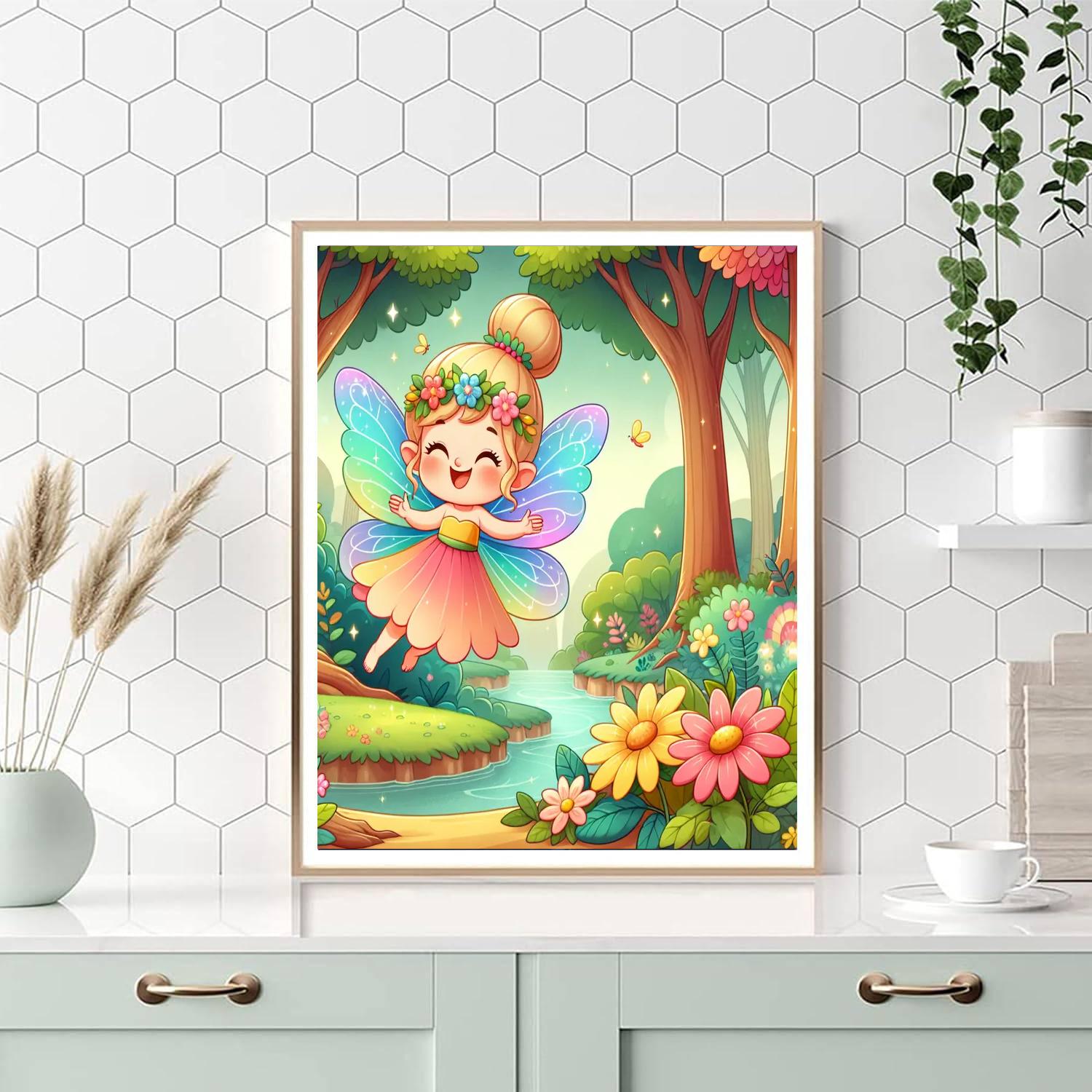 Enchanted Fairy Number Painting