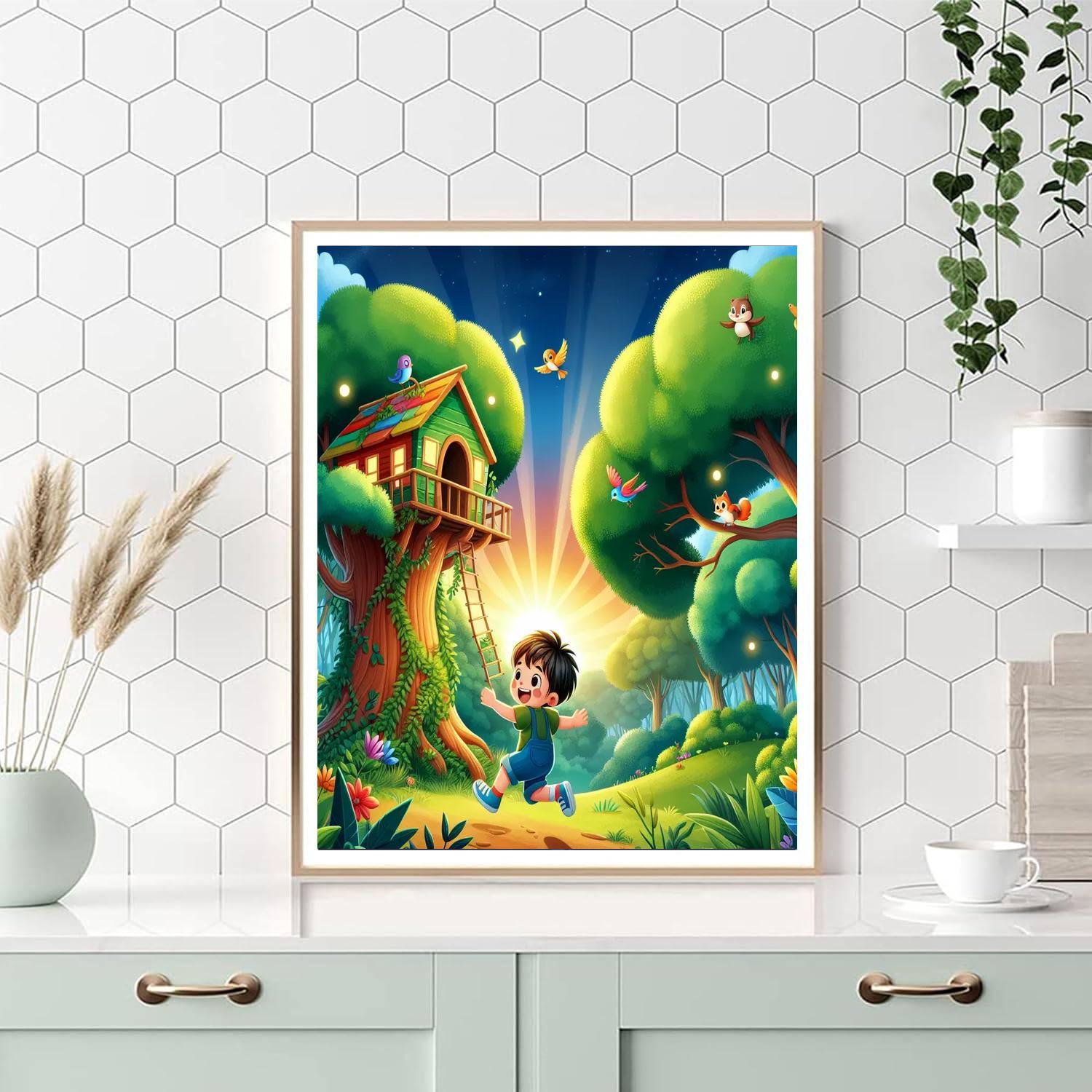 Magical Treehouse Hideaway Paint By Numbers Kits