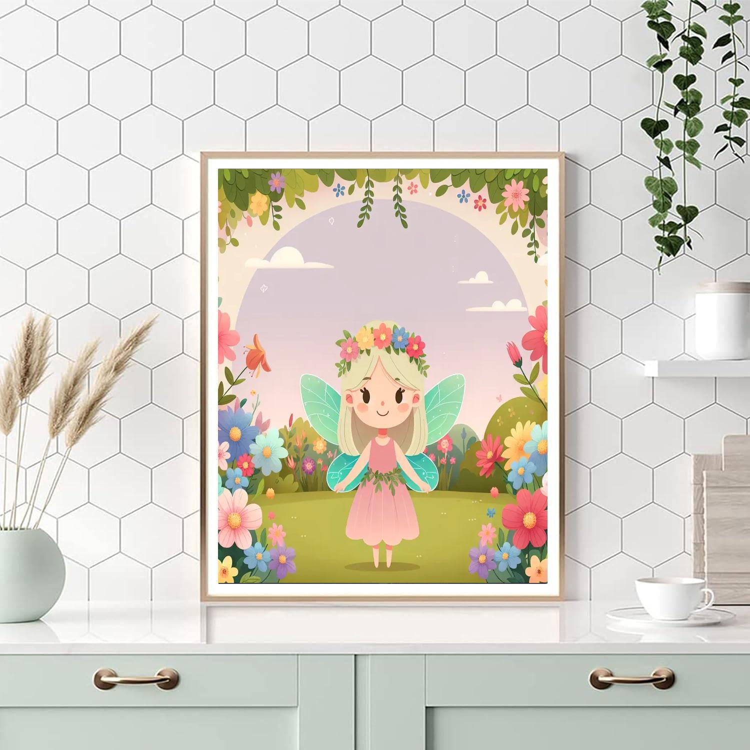 Fairy Garden Retreat Paint By Numbers Art