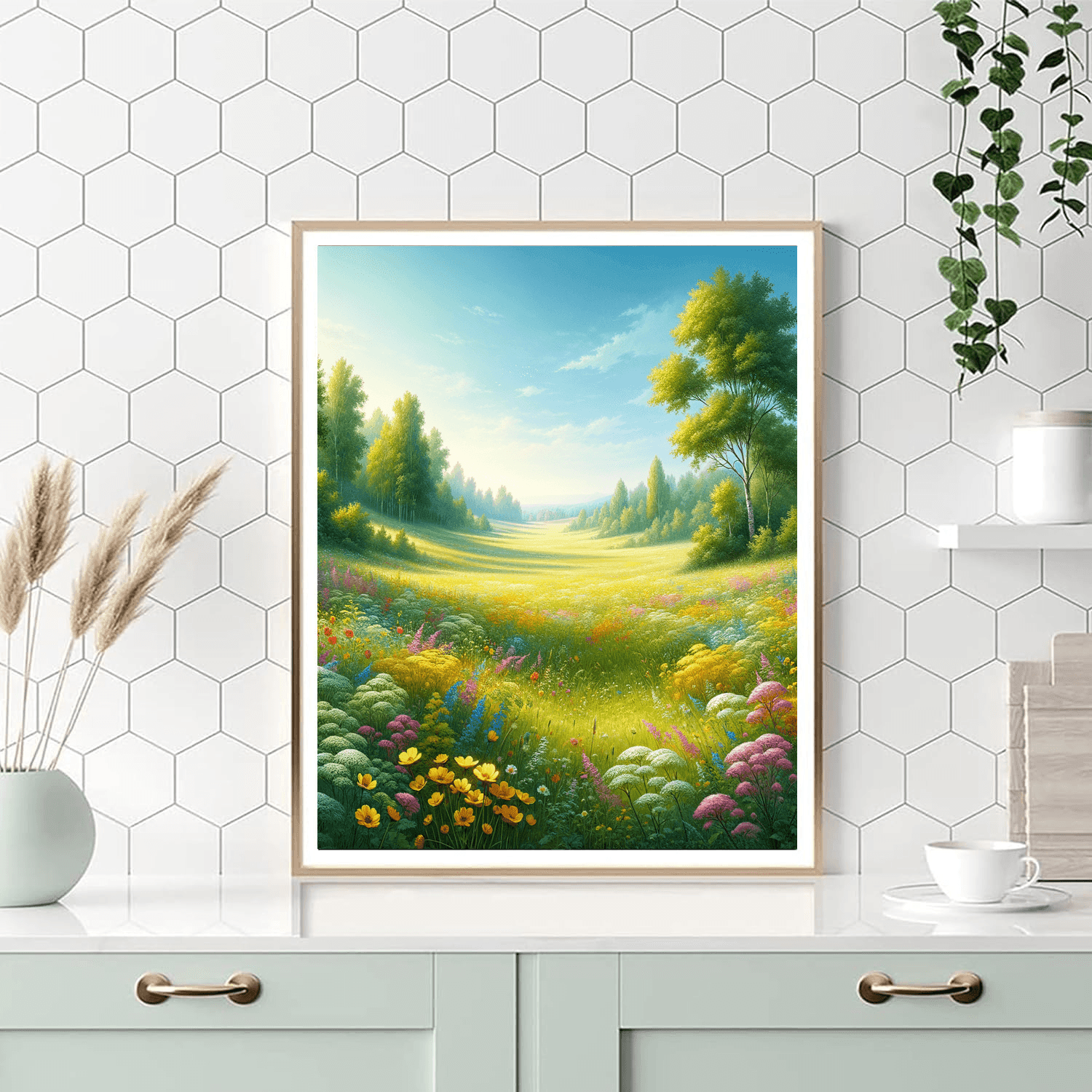 Whispering Meadow Number Painting