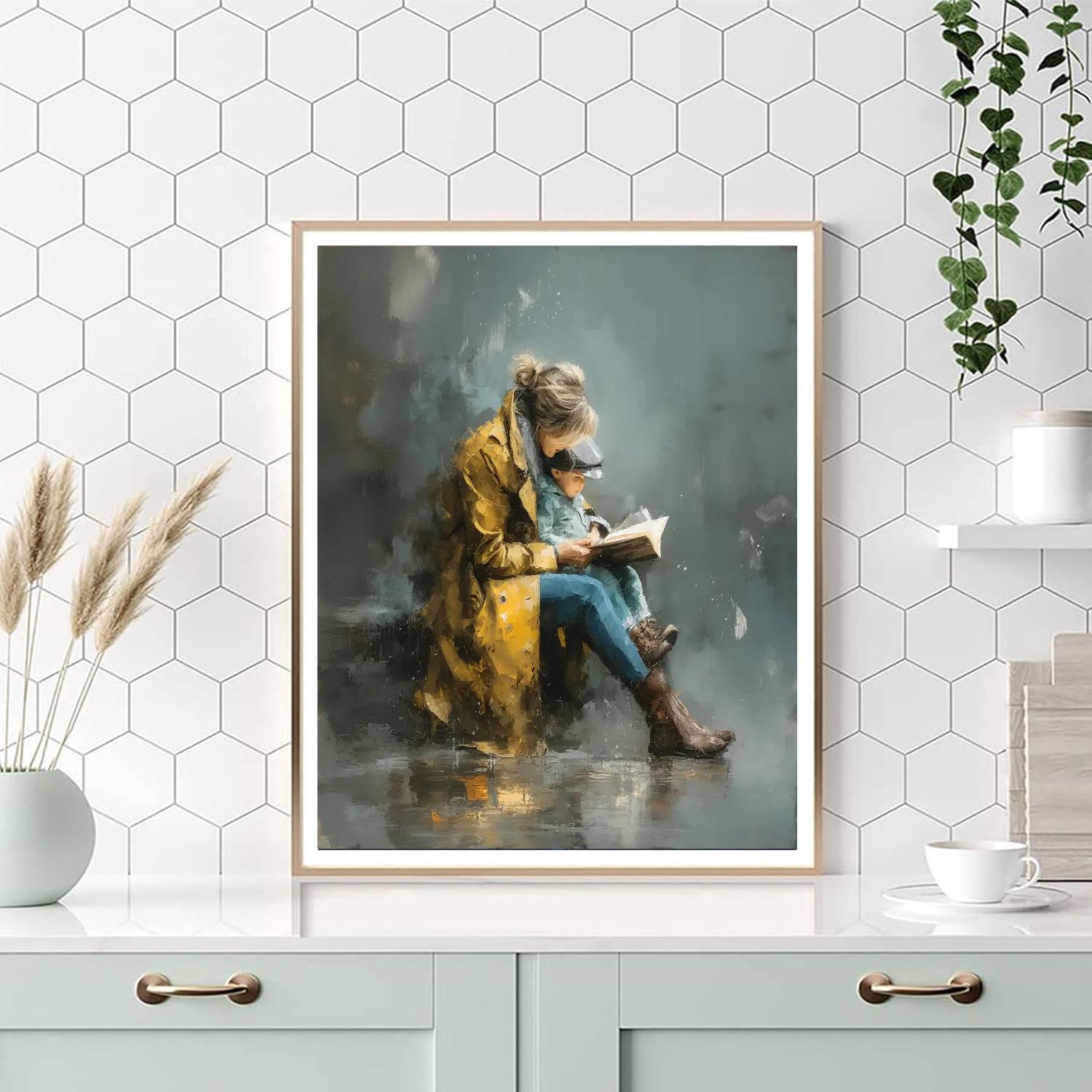 Cherished Memories On A Rainy Day Paint By Number