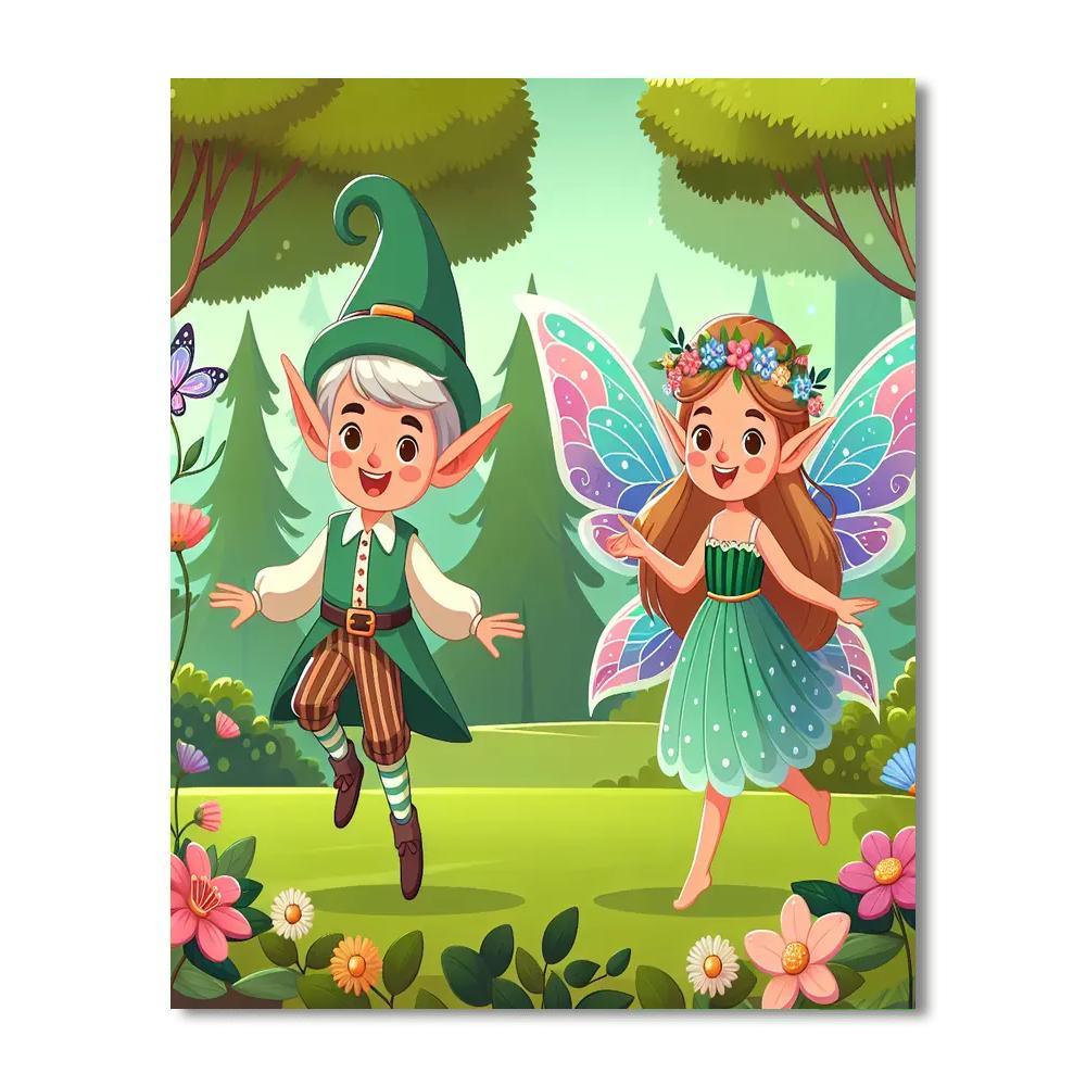 Fairy Tale Enchanted Forest Paint By Numbers Kits