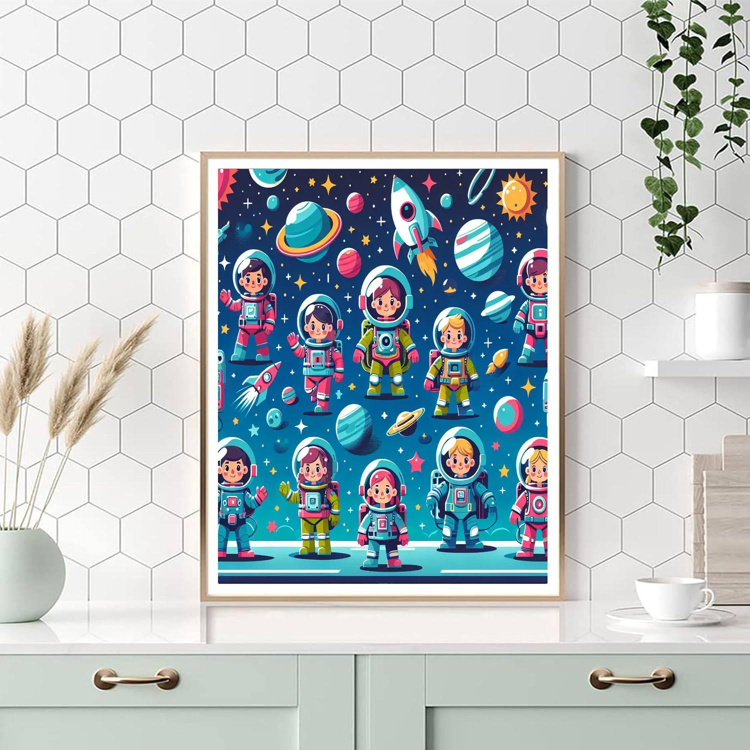 Galactic Rescue Adventure Paint By Color