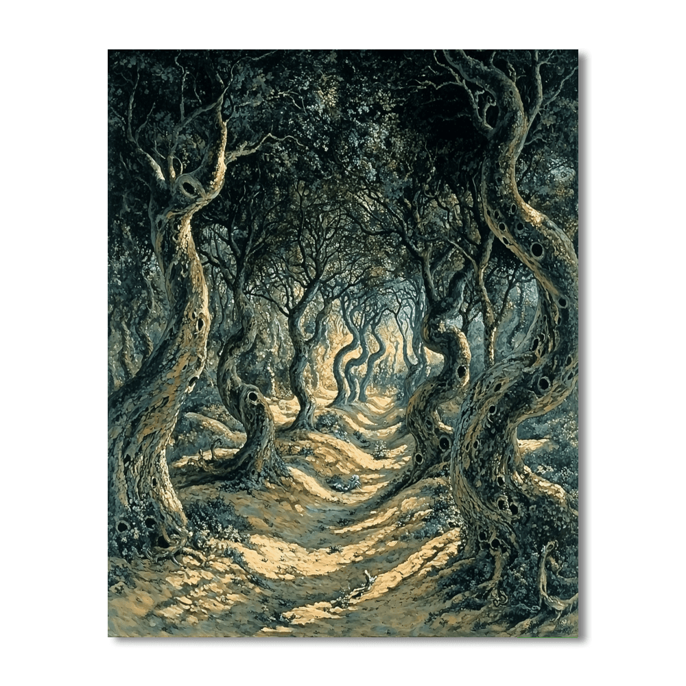 Salvador Dali Inspired Dali's Dream Forest  Paint By Numbers Kits