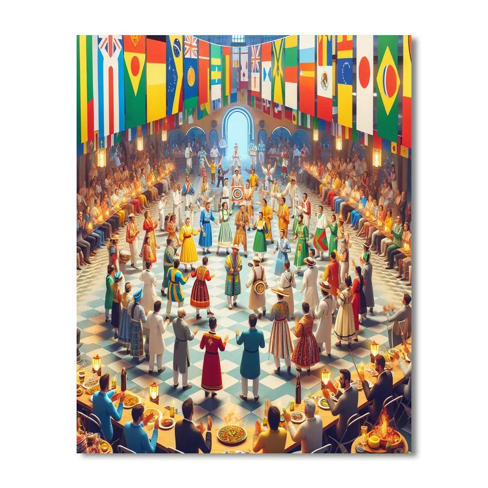 Giochi De Le Nazioni Number Painting