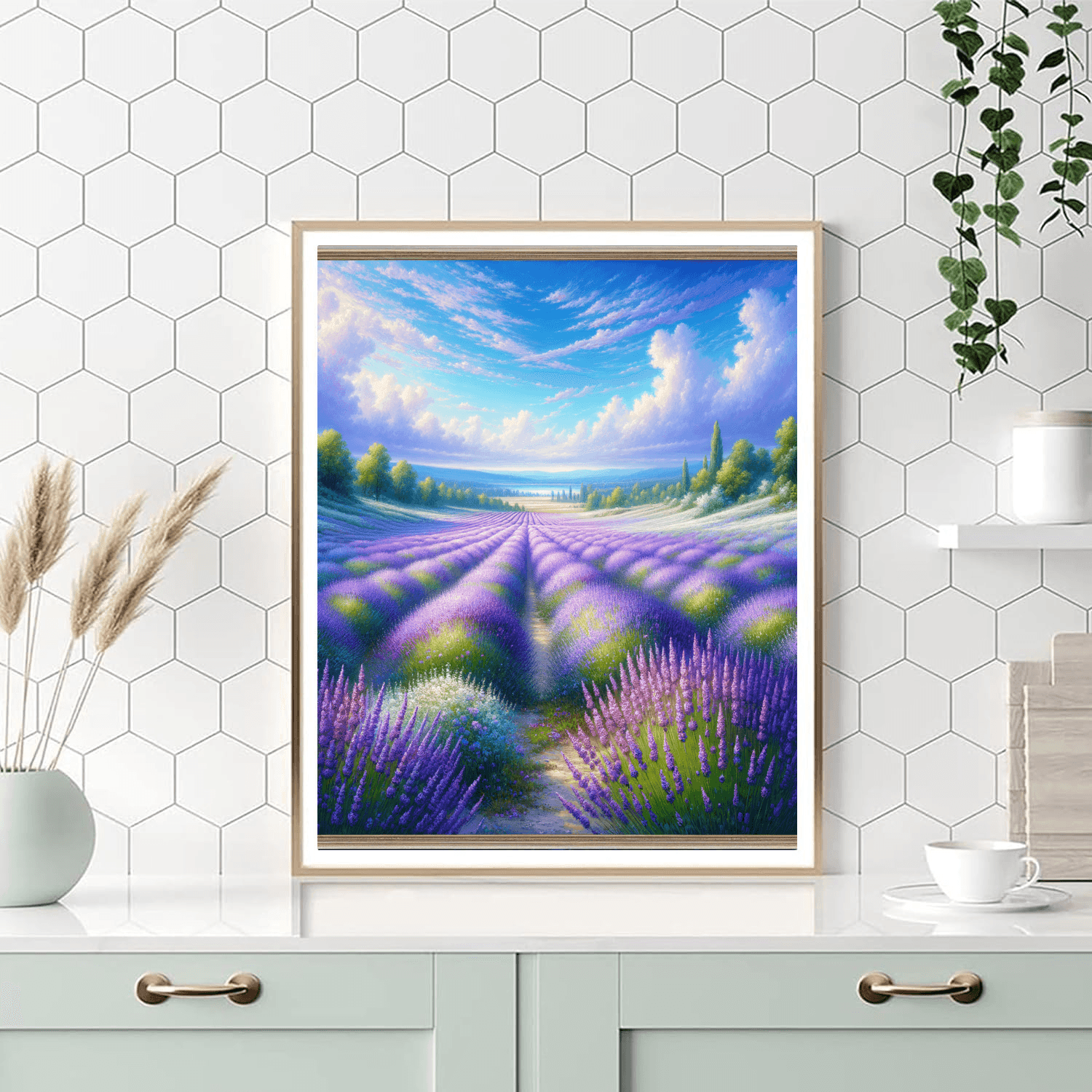 Serenity In Lavender Paint By Number