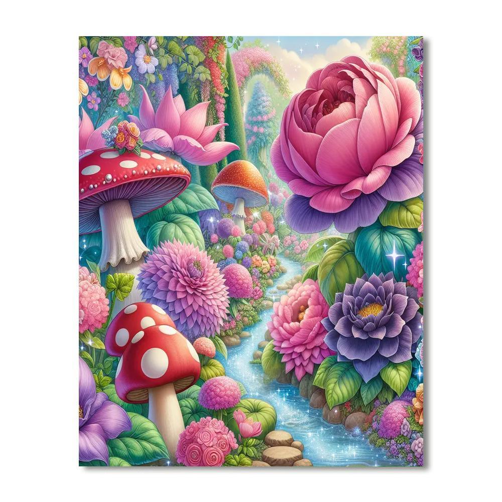 Whimsical Garden Daydream Paint By Numbers Kits