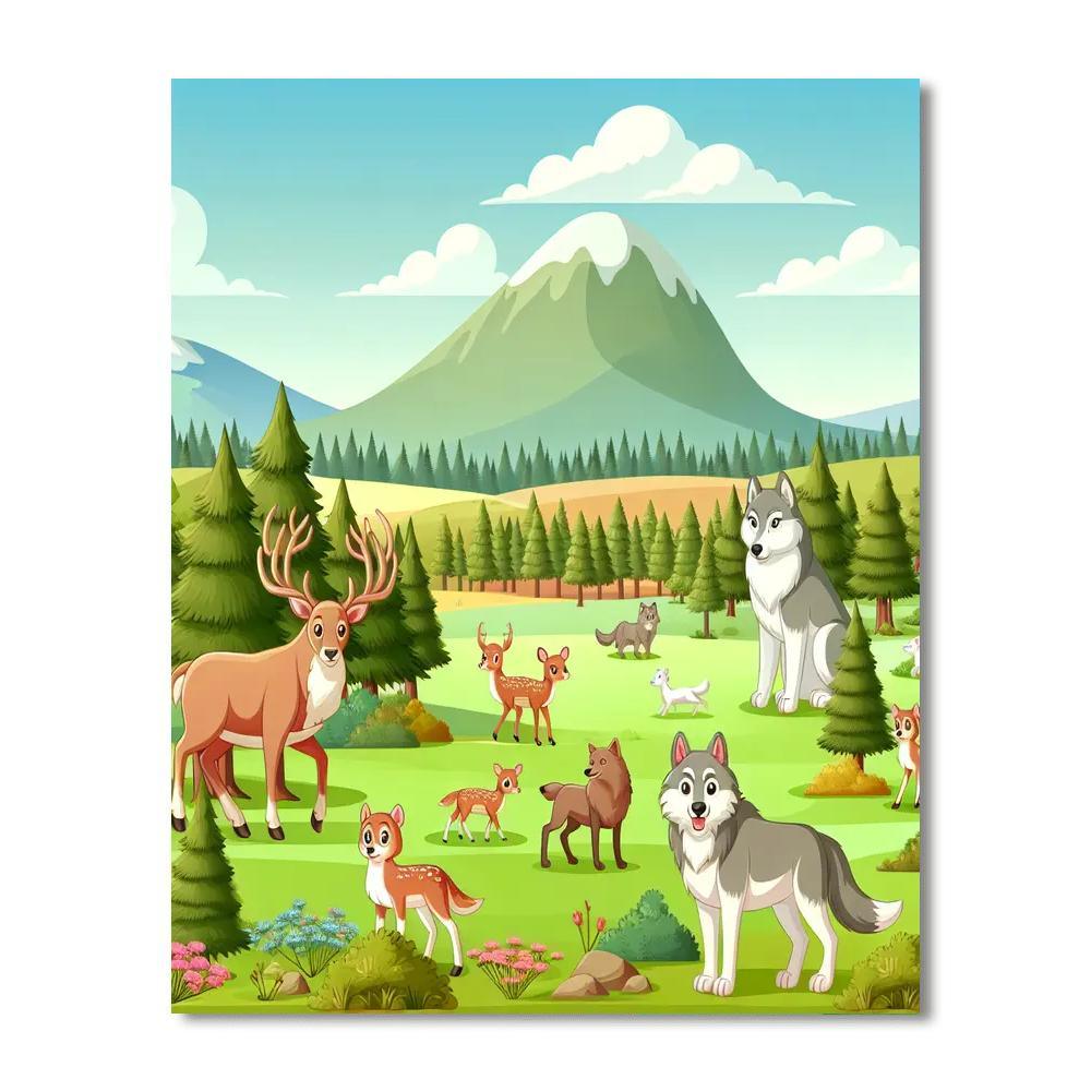 Wanderlust Wilderness Paint By Color