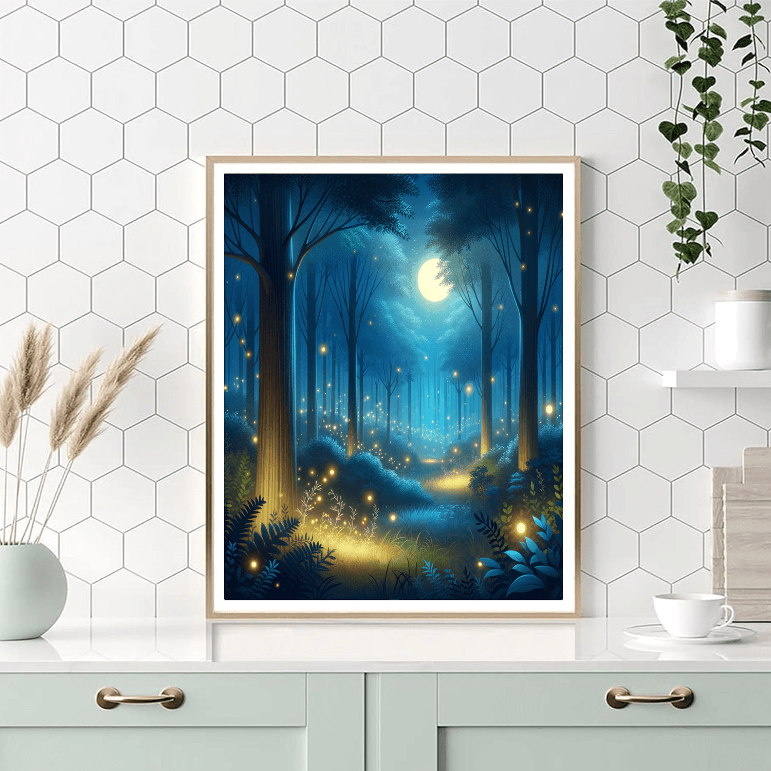 Magical Night Forest Paint By Numbers Kits