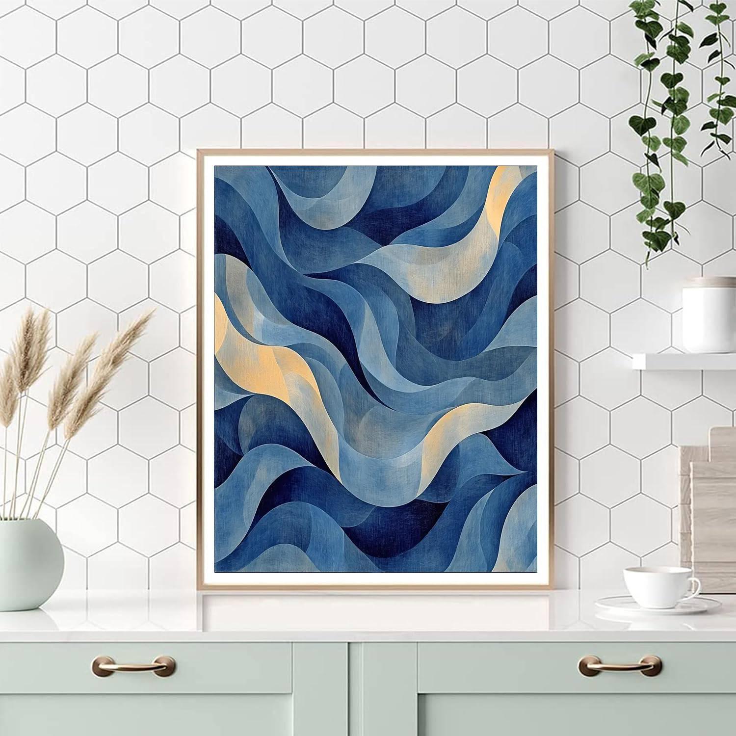 Max Ernst Inspired Waves Of Enchantment  Painting By Numbers Kit