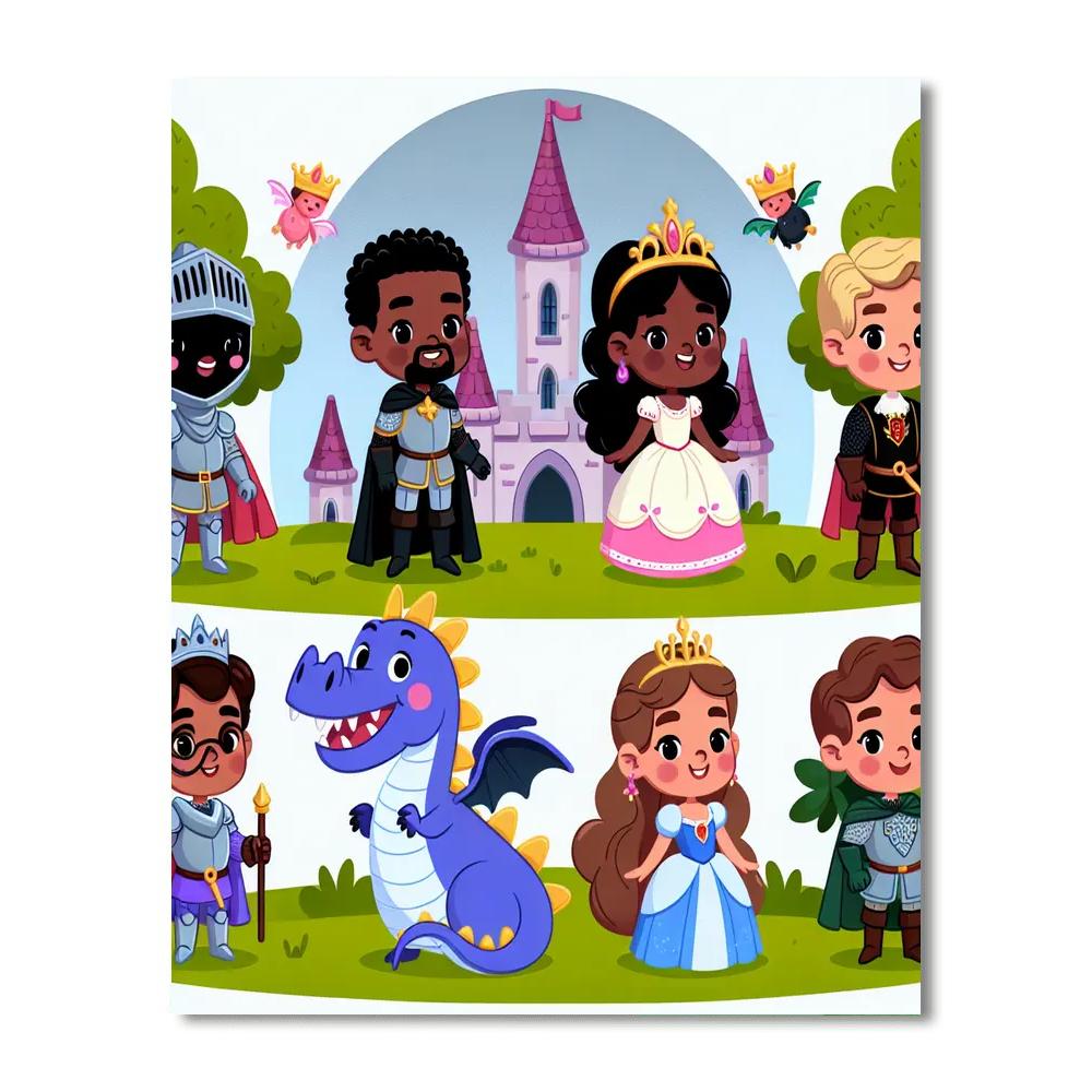Fairytale Fables Paint By Numbers Art