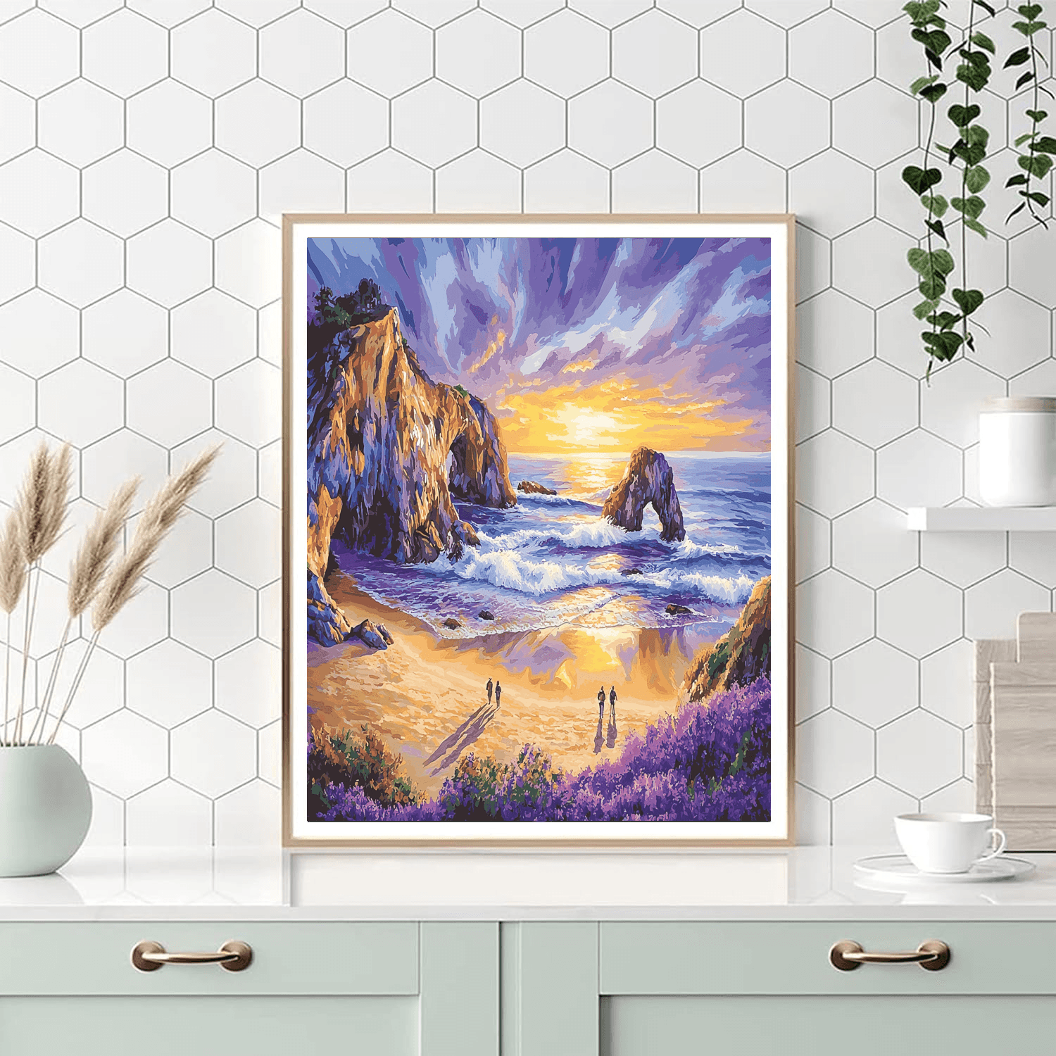 Pfeiffer Beach DIY Paint By Numbers
