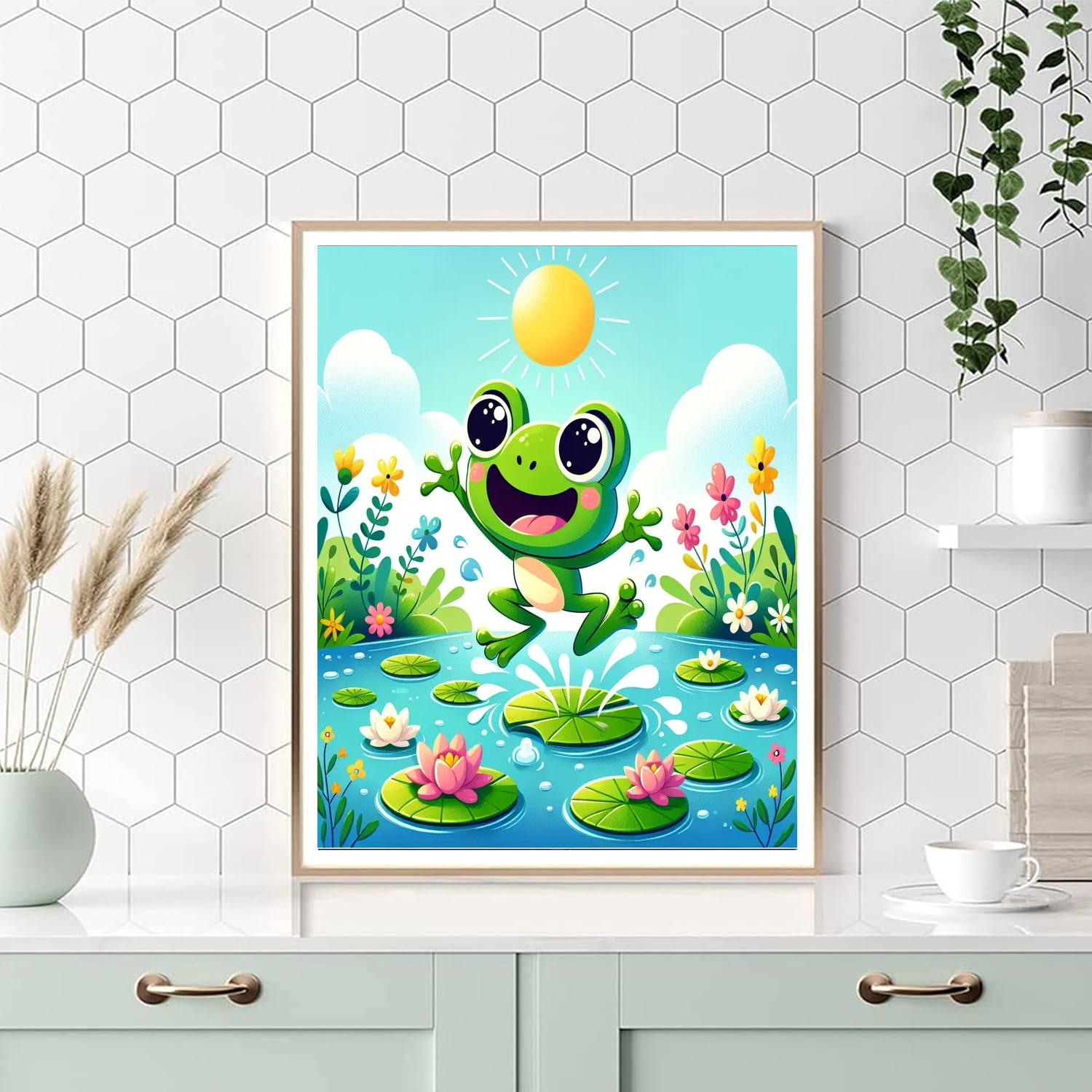 Fabulous Frog Numbered Painting Kits