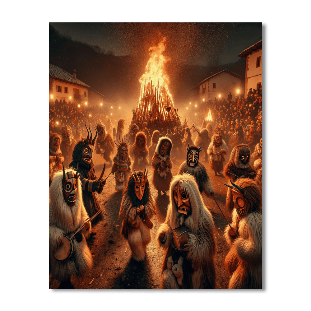 Busójárás - Hungary Paint By Numbers Art