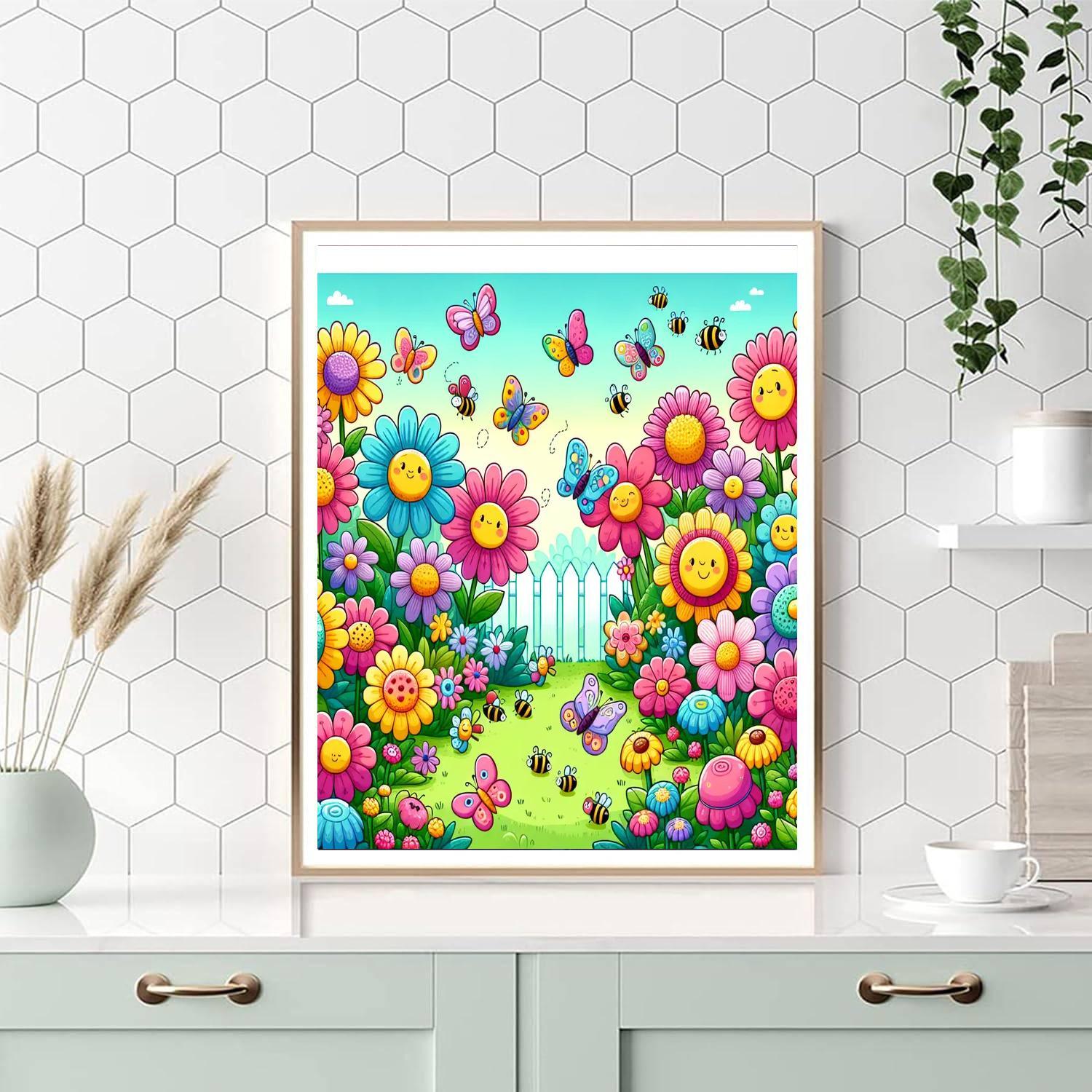 Fantasy Flowers Paint By Numbers Kits