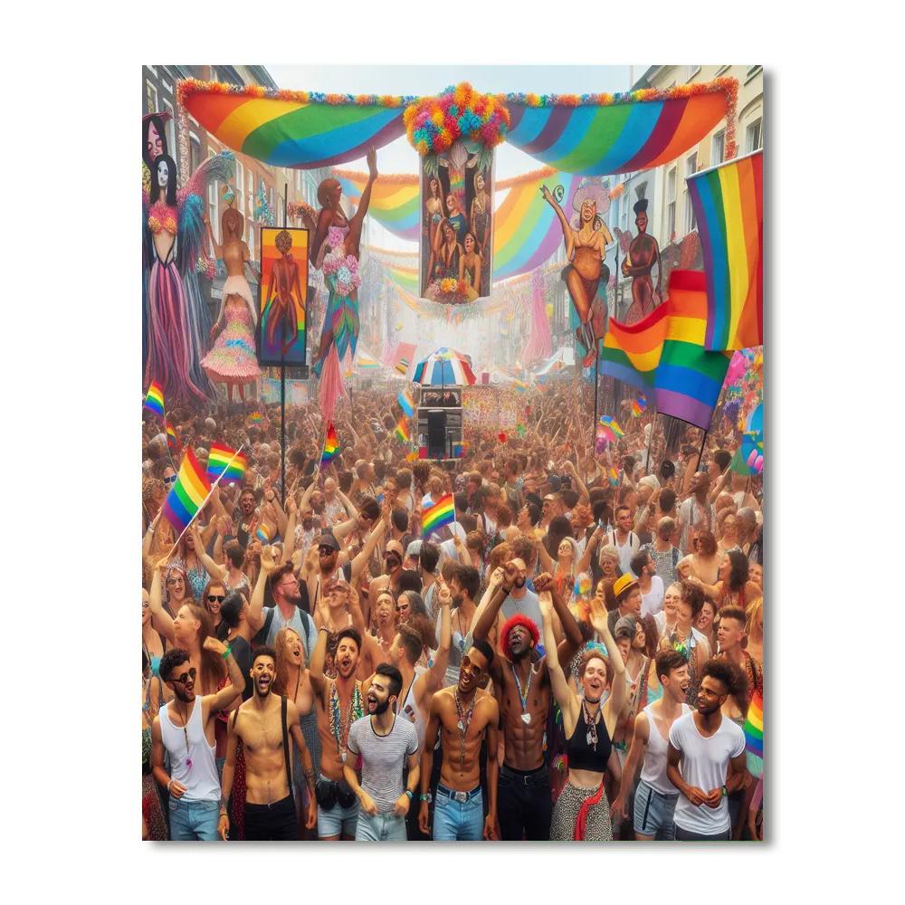 Pride Festival - Various Countries Painting By Numbers Kit