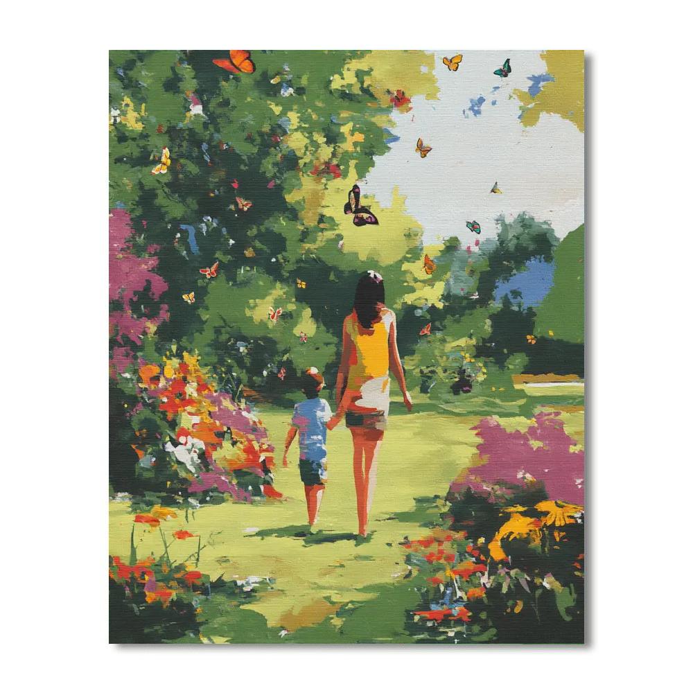 Mom's Butterfly Garden Paint By Numbers Kits