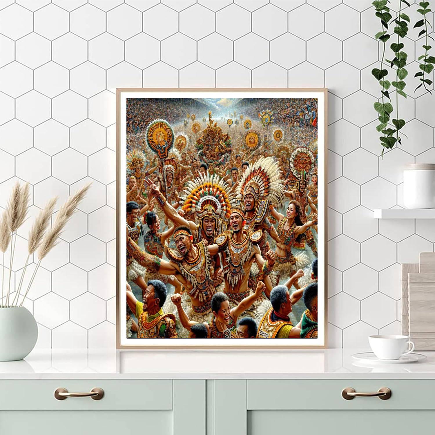 Sinulog Festival - Cebu City, Philippines Painting Number Kit