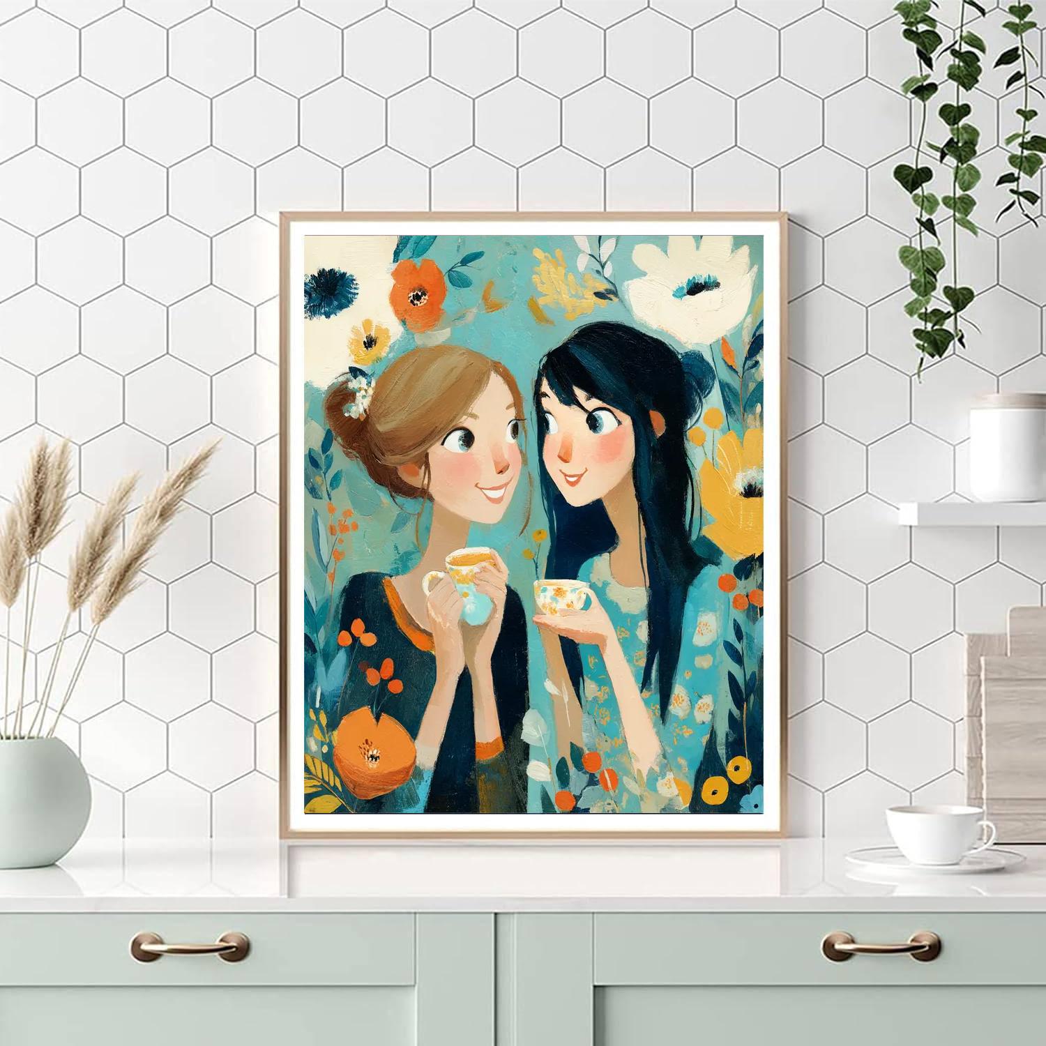 The Perfect Cup Of Tea Paint By Numbers Kits