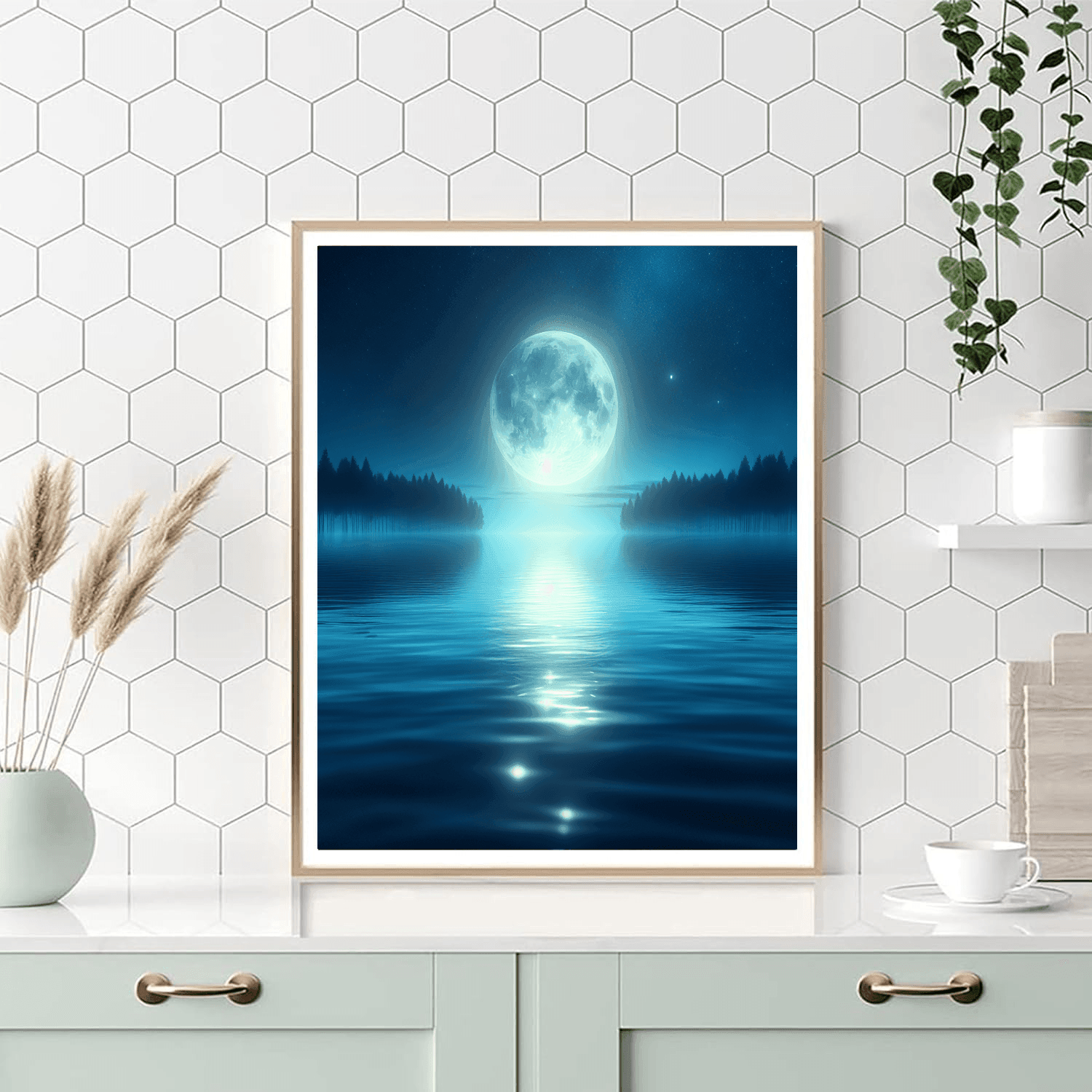 Lunar Serenity Painting By Numbers Kit