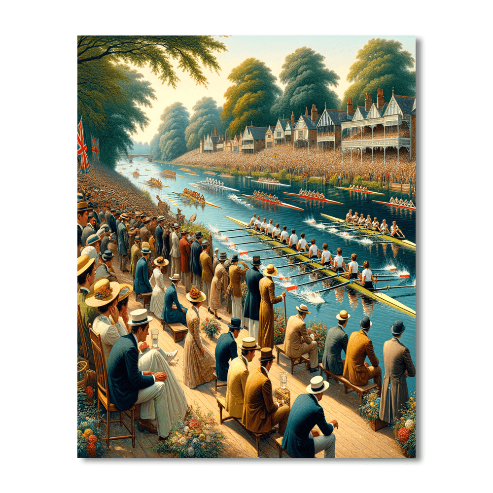 Henley Royal Regatta - Henley-on-thames Numbered Painting Kits