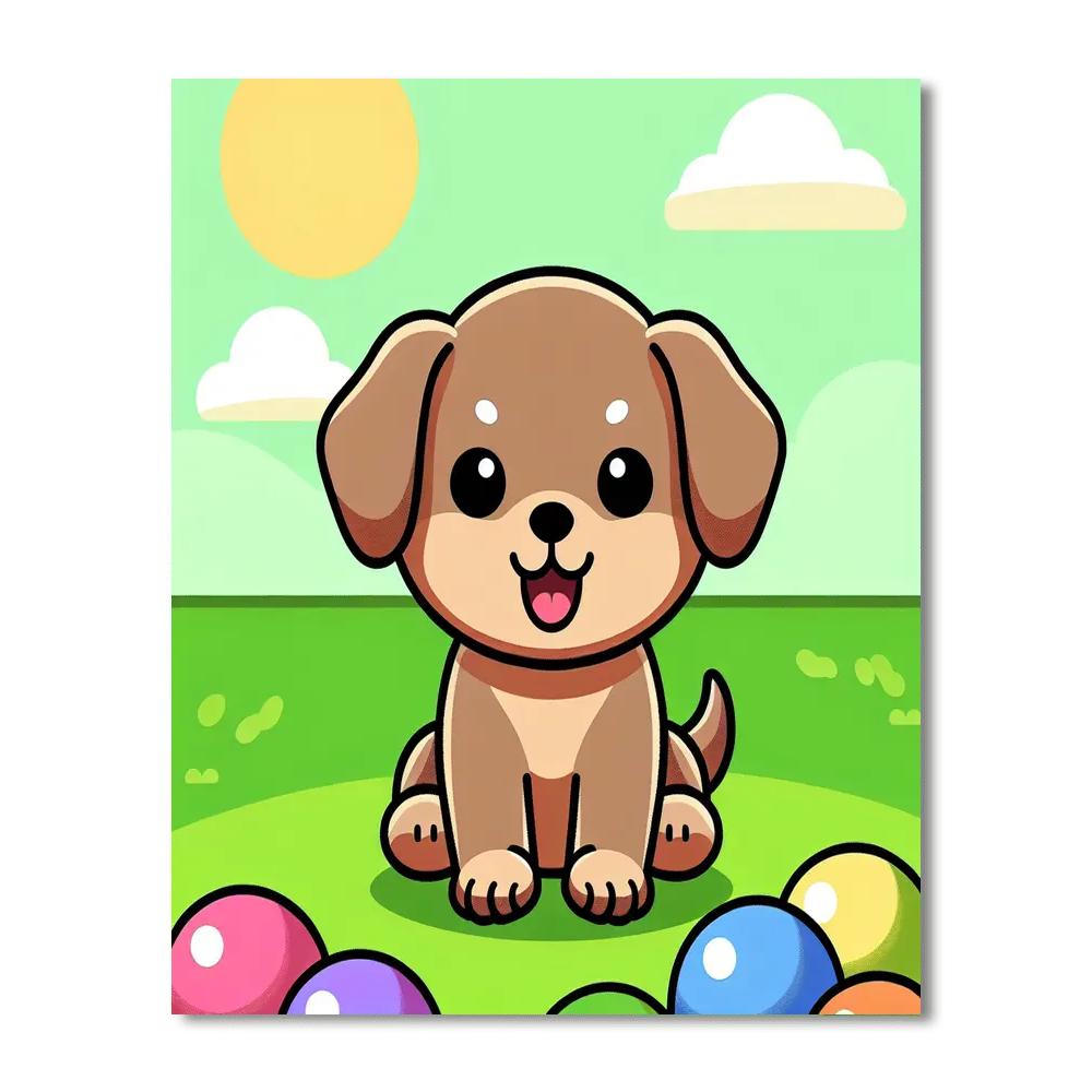 Puppy Pal DIY Paint By Numbers