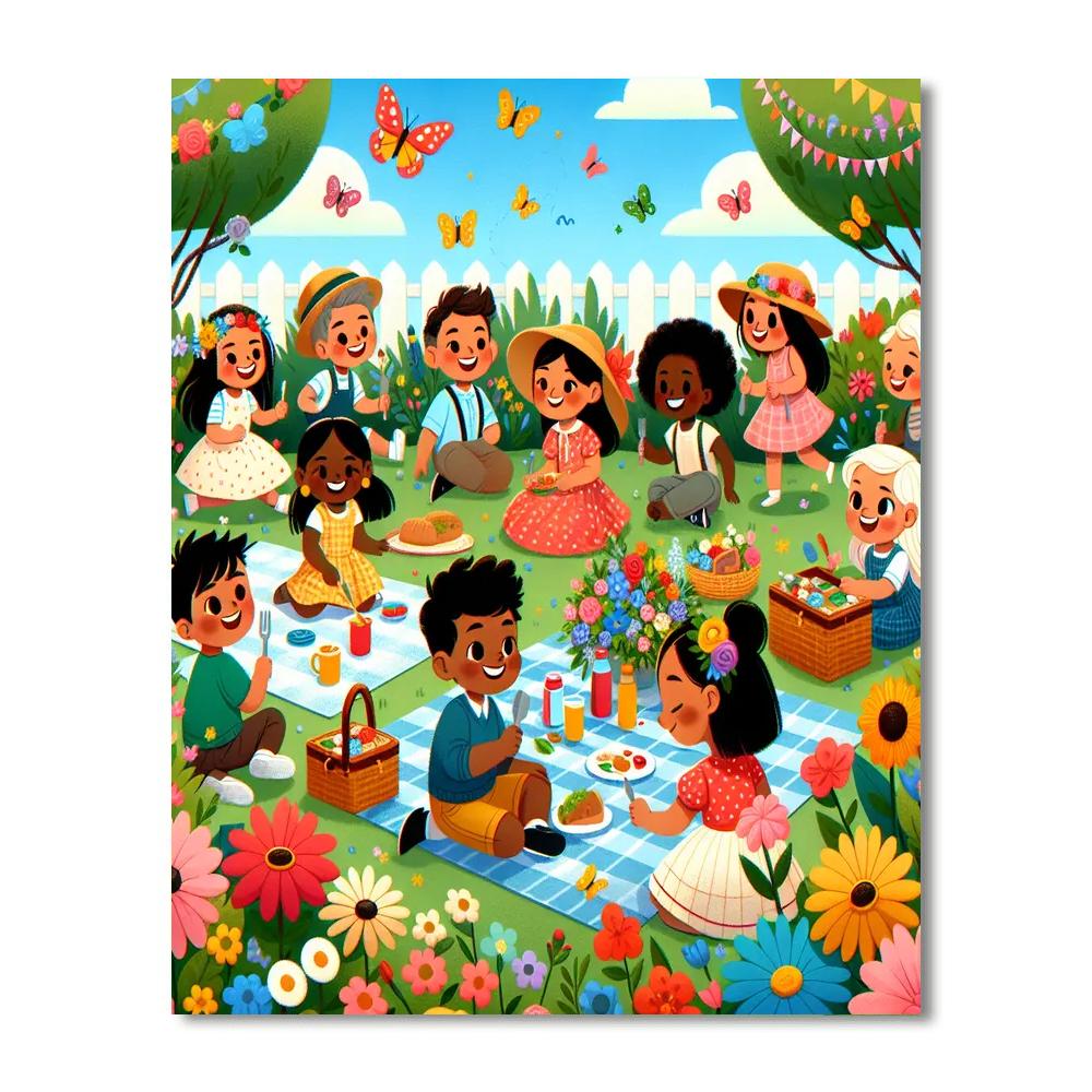 Artful Garden Celebration Paint By Numbers Art