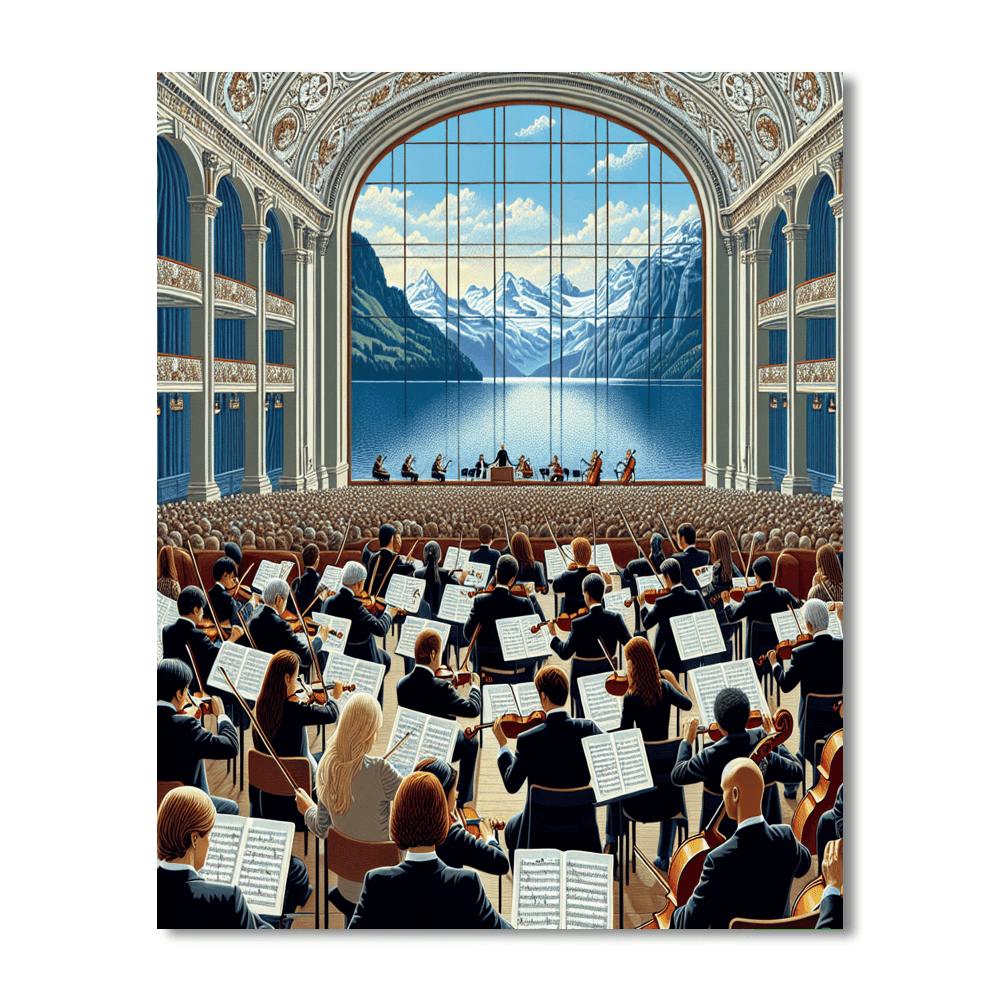 Luzern Festival - Switzerland Painting By Numbers Kit