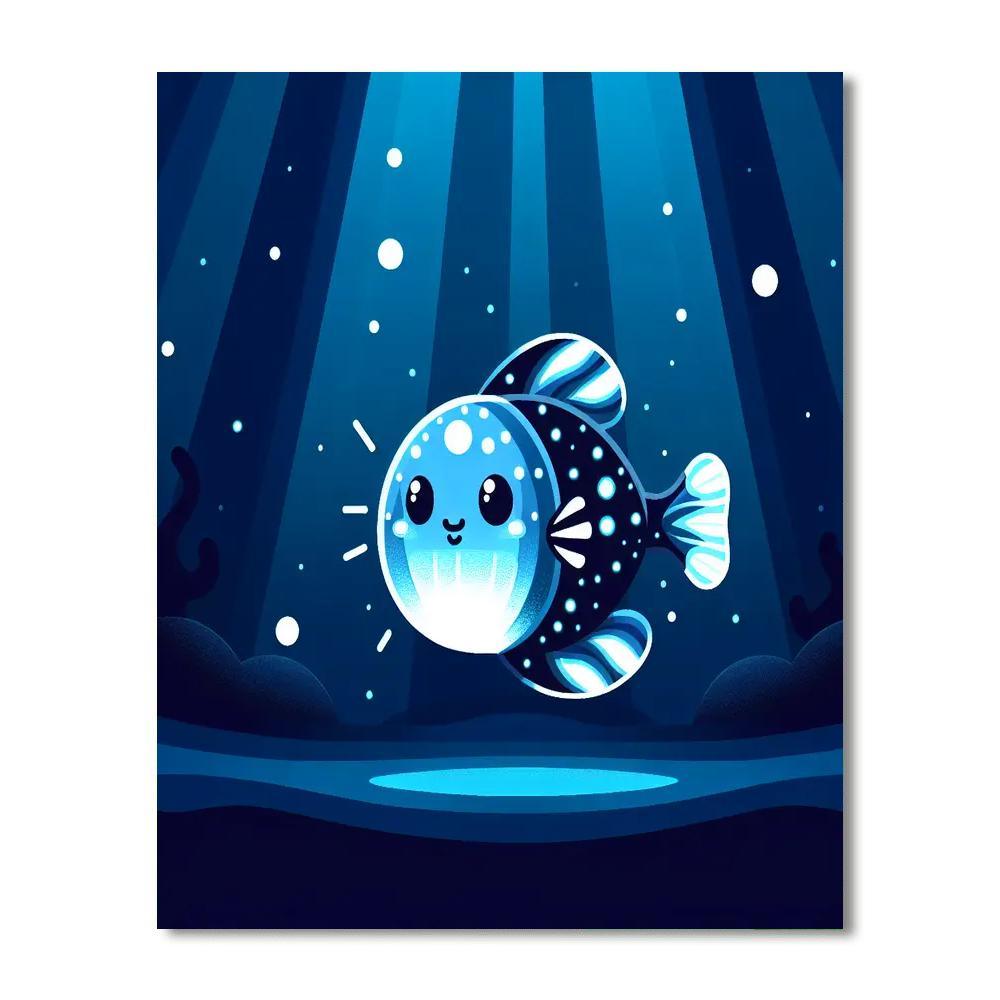 Luminous Lanternfish Numbered Painting Kits