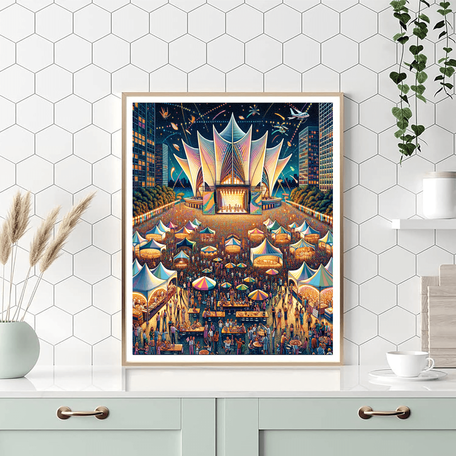 The Sydney Festival DIY Paint By Numbers