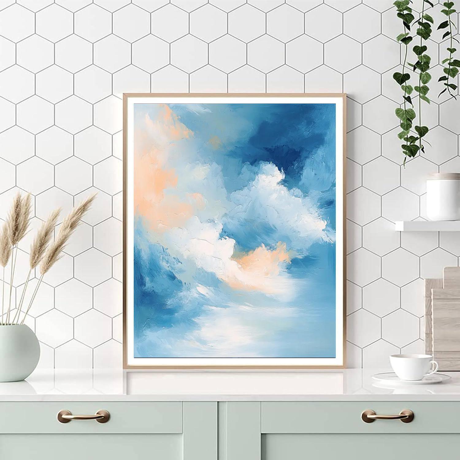 Leonardo Da Vinci Inspired Elysian Skies  Paint By Number