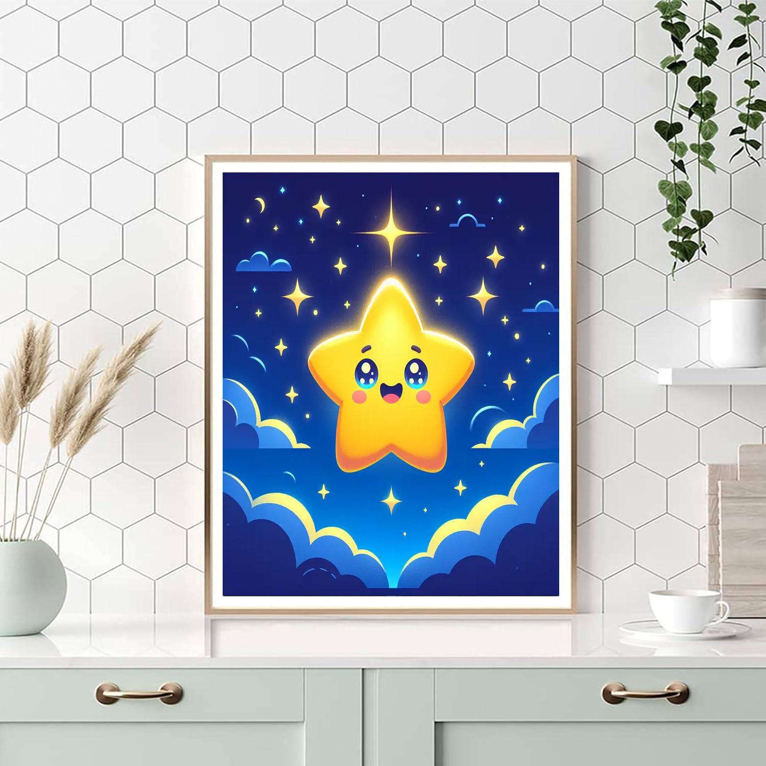Twinkling Star Painting By Numbers Kit