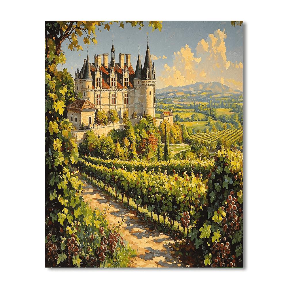 Loire Valley Castles - France Paint By Numbers