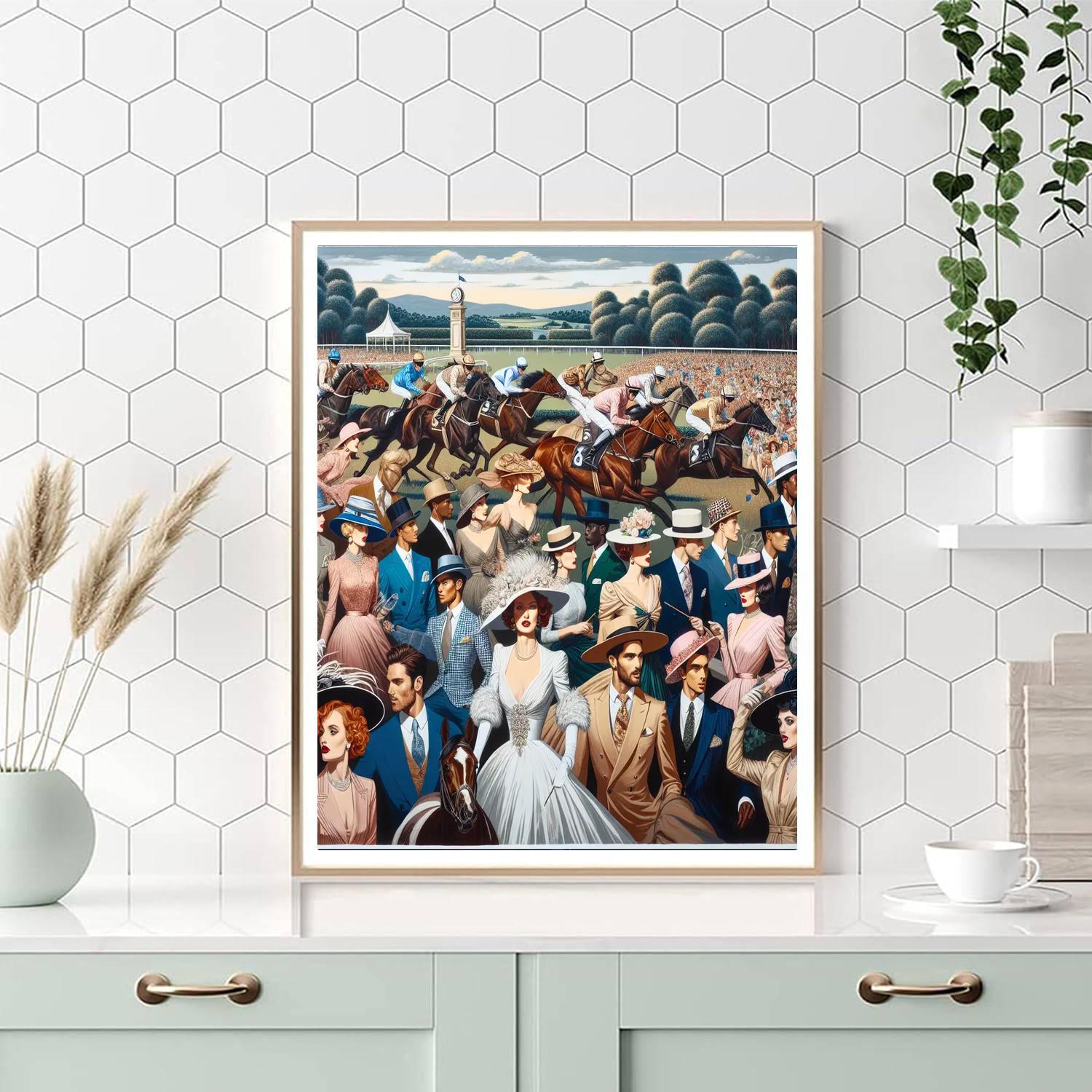 Flemington Racecourse Spring Racing Carnival Paint By Number