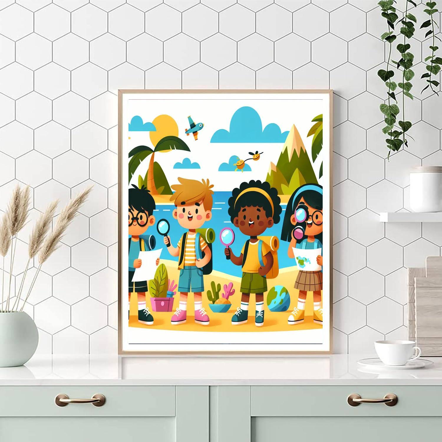 Tropical Island Discovery Paint By Number