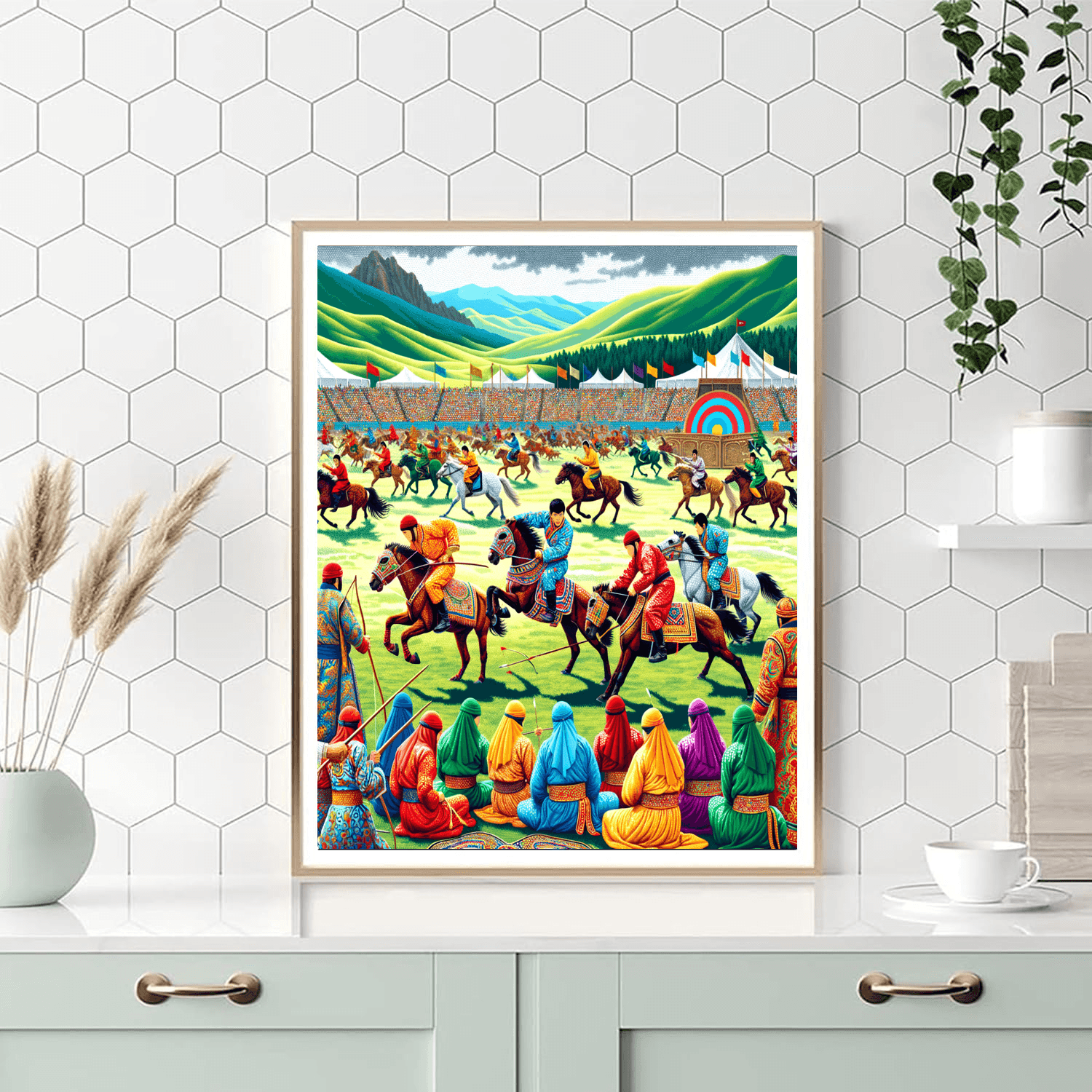 Naadam Festival - Mongolia Paint By Number