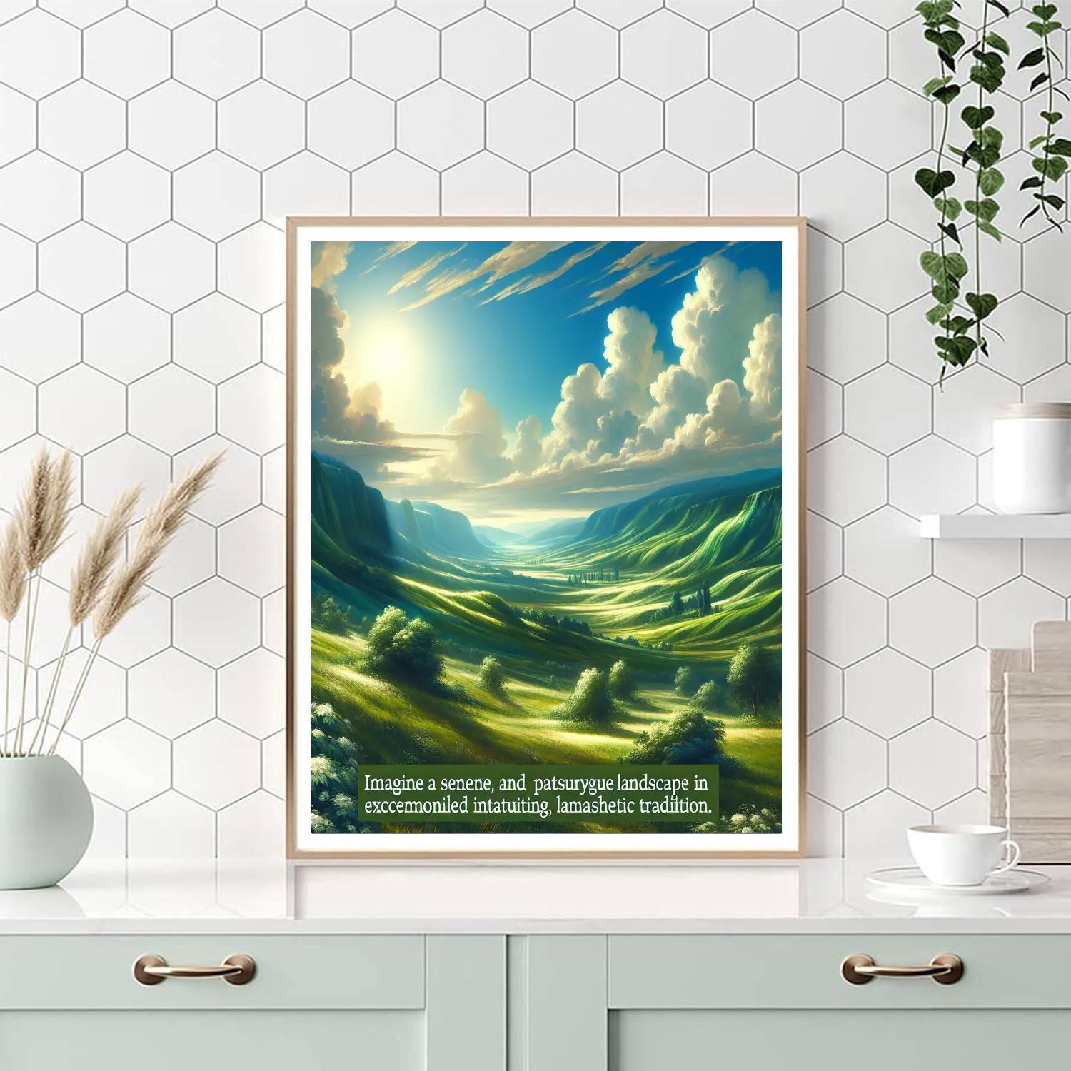 Sunny Countryside Adventure Painting Number Kit