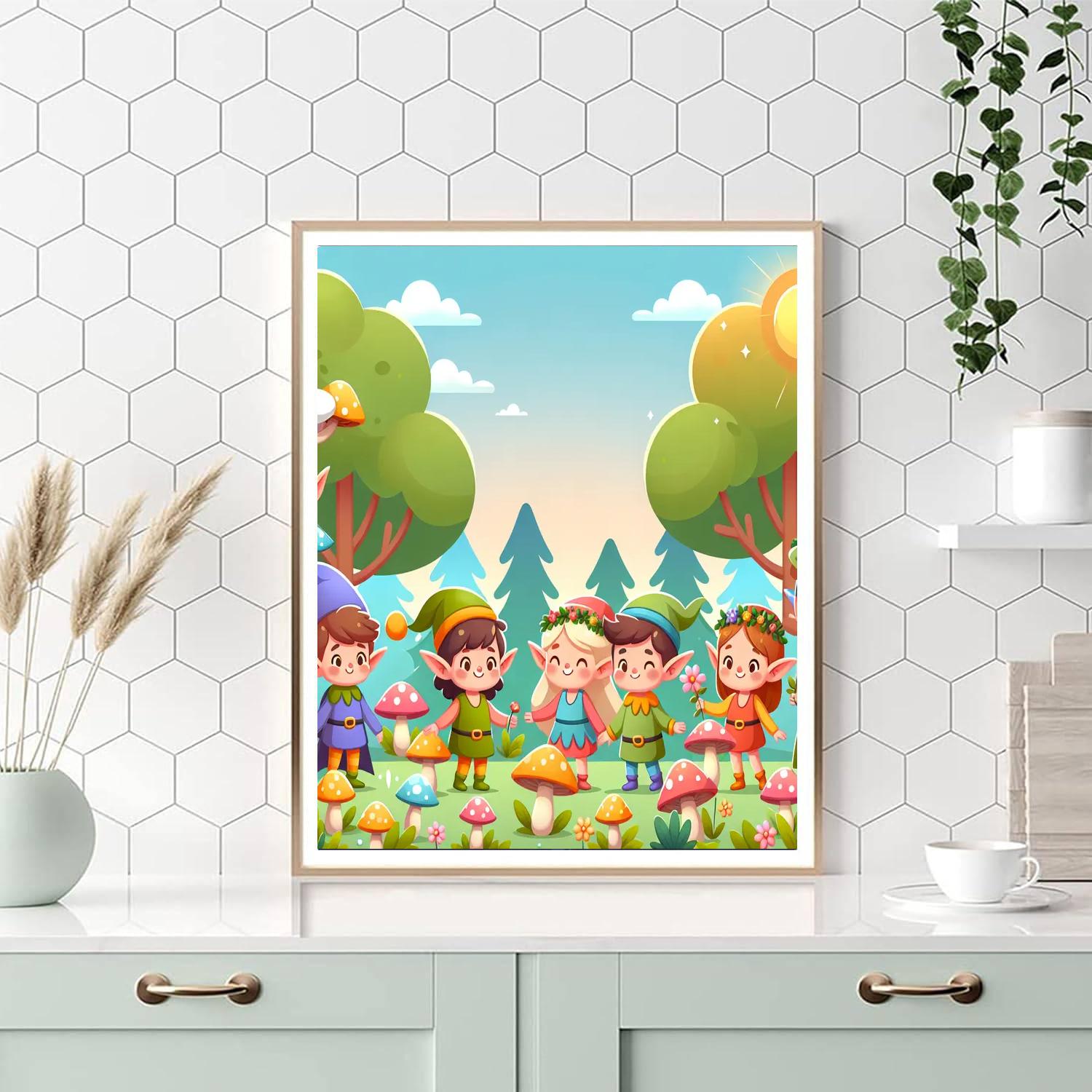 Mystical Elves Paint By Number