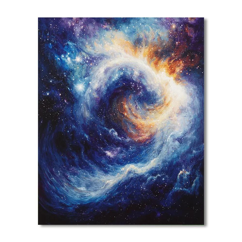 Michelangelo Inspired Wonders Of The Cosmos  Paint By Color