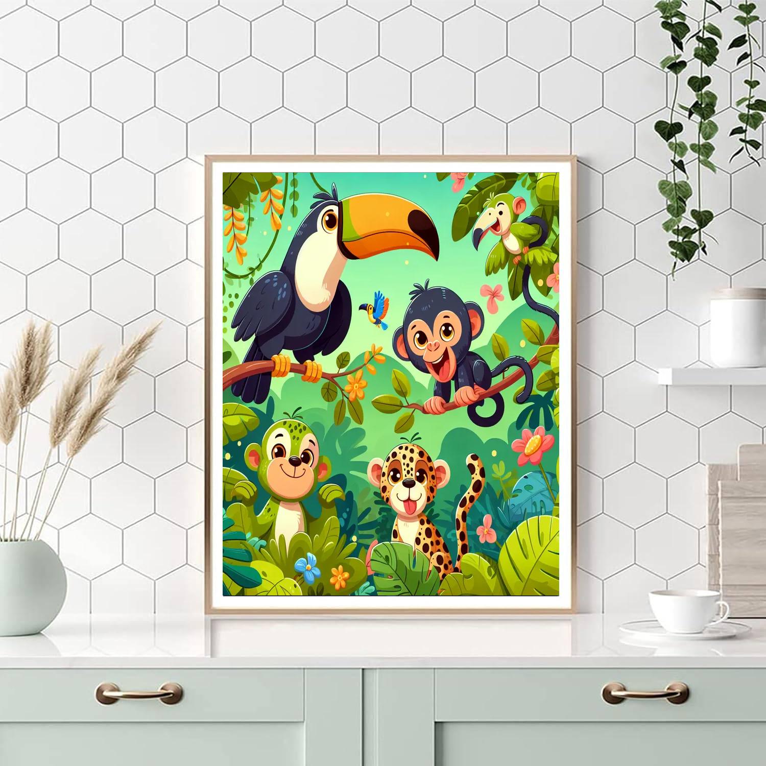 Creative Jungle Journey Paint By Number